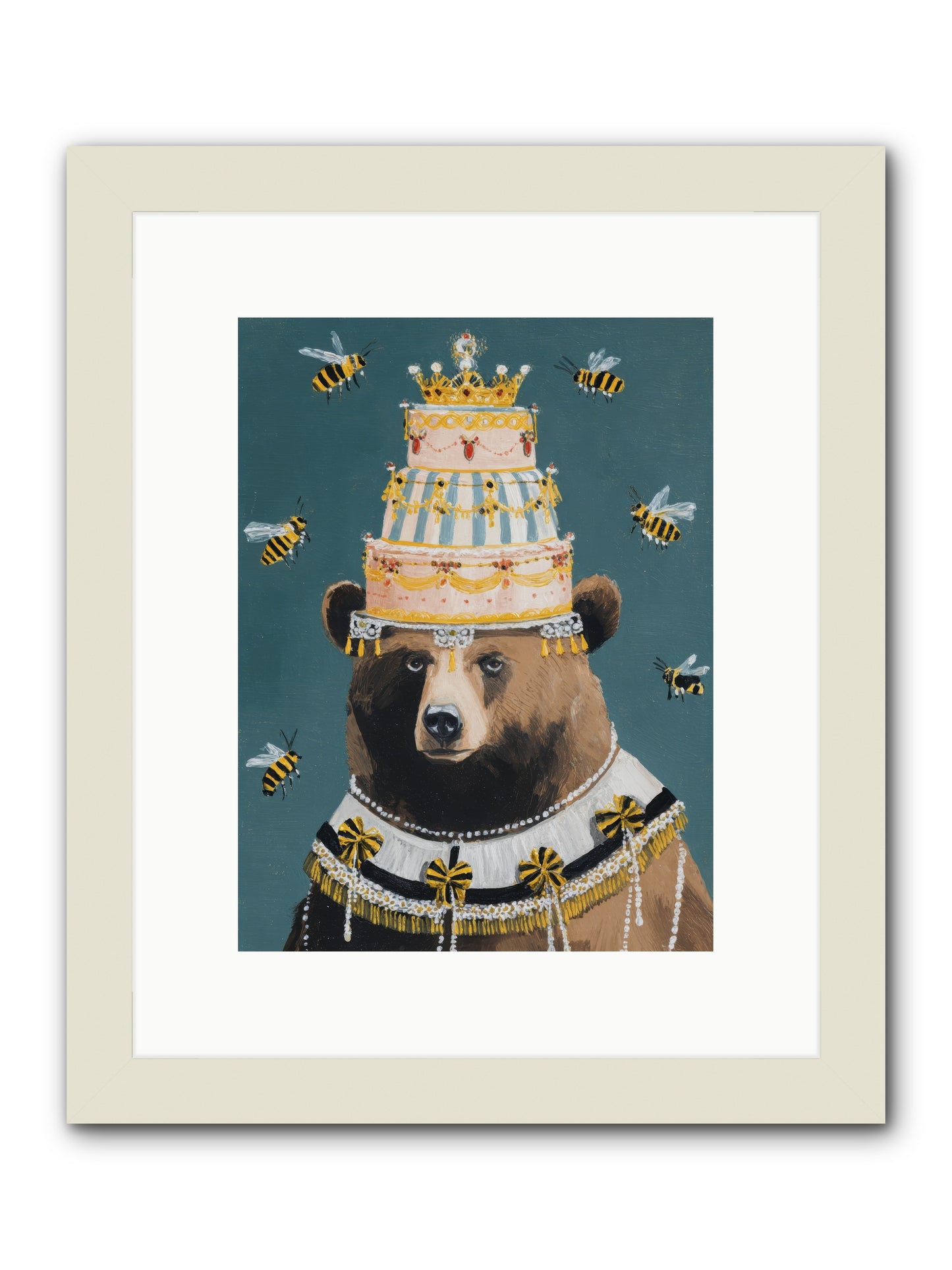 Kissed by Honeyed Time -- Framed Print - White 9x12