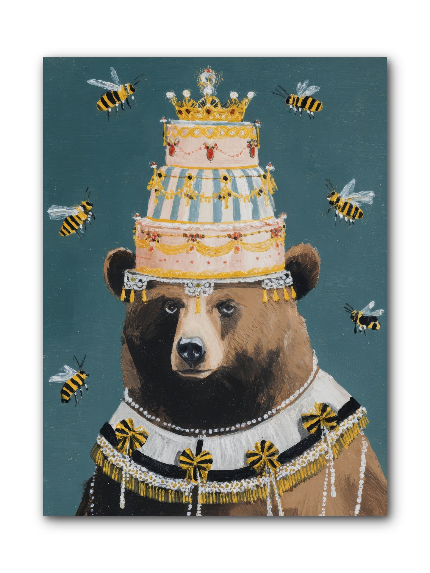 Kissed by Honeyed Time -- Wrapped Canvas 9x12