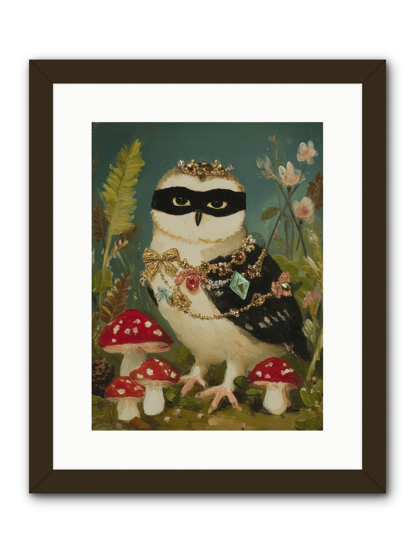 Kissed by Moonlight -- Framed Print - Black 12x16