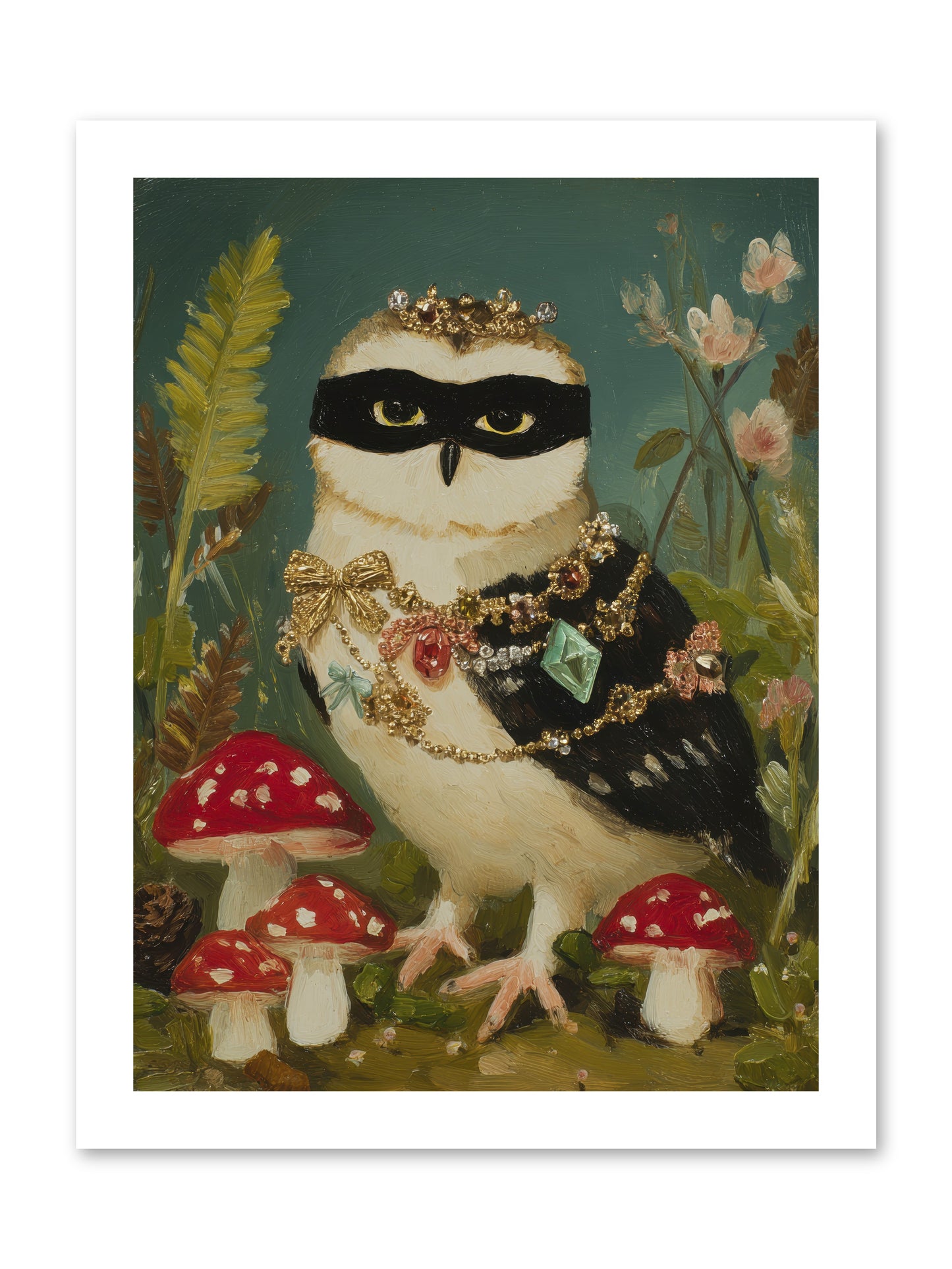 Kissed by Moonlight -- Paper Print 12x16