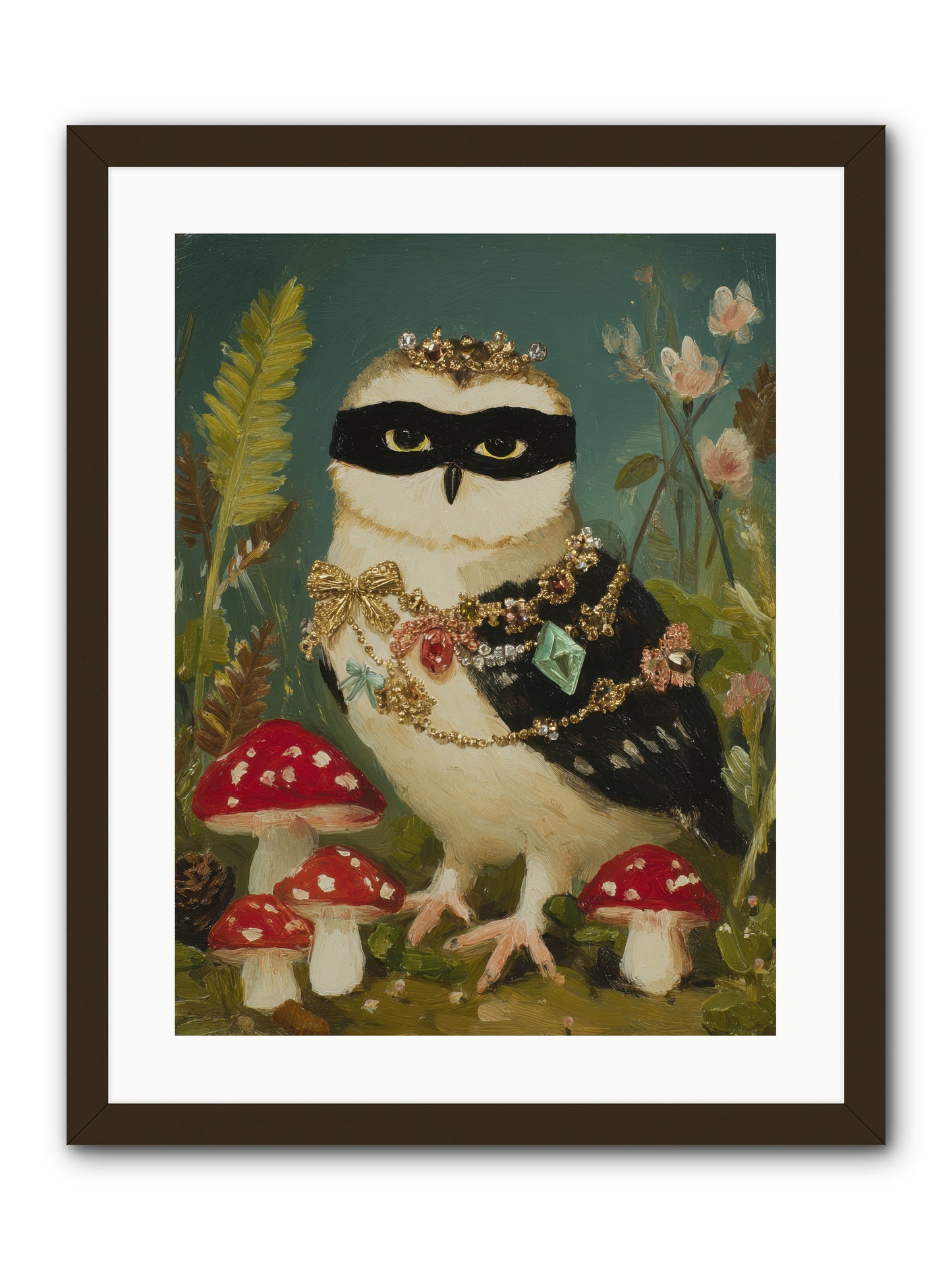 Kissed by Moonlight -- Framed Print - Black 18x24