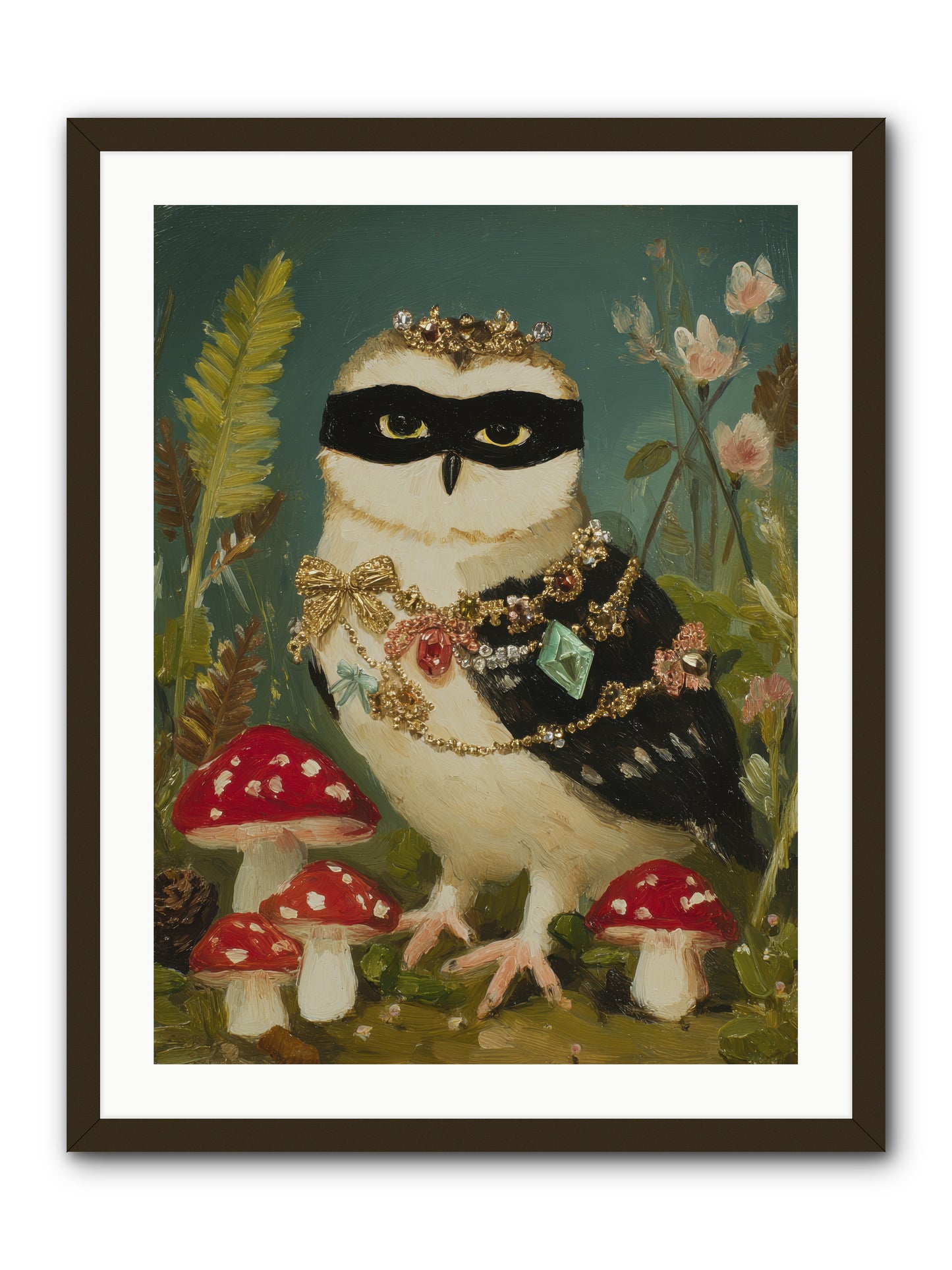 Kissed by Moonlight -- Framed Print - Black 24x32