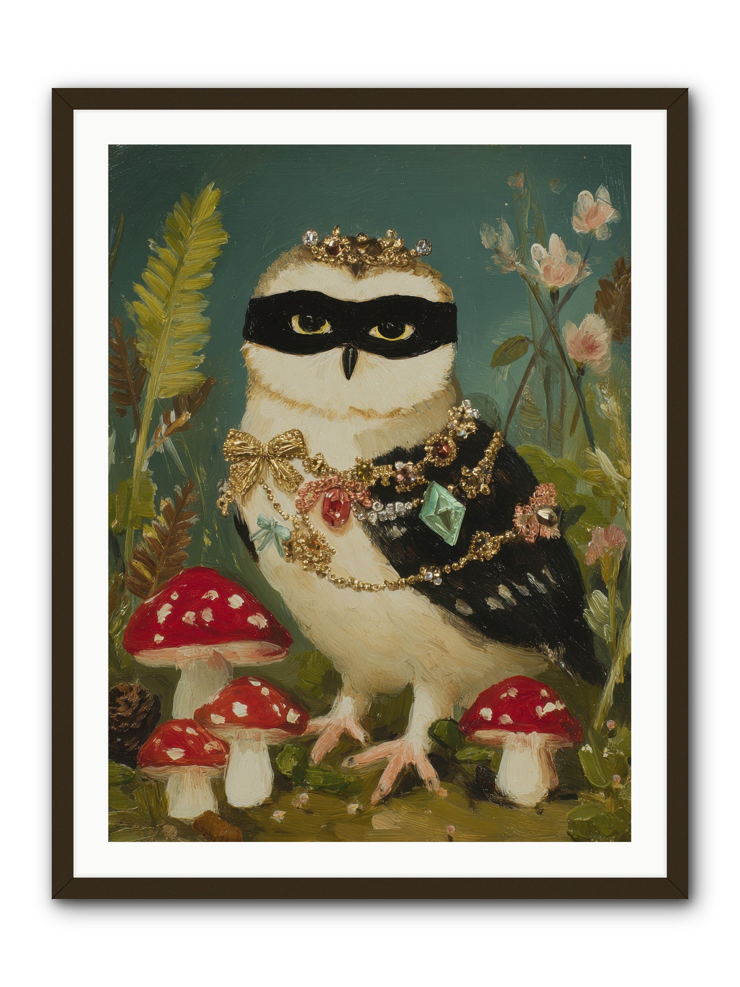 Kissed by Moonlight -- Framed Print - Black 30x40