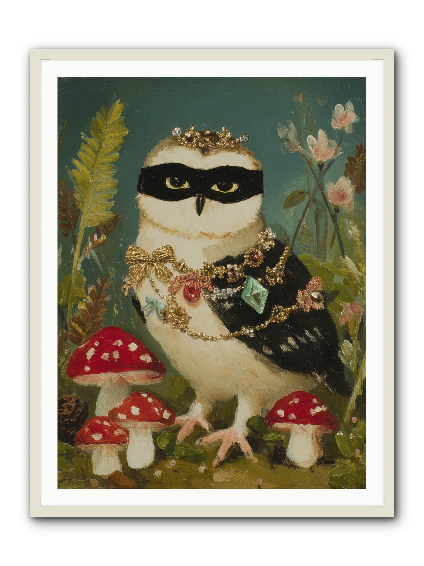 Kissed by Moonlight -- Framed Print - White 36x48