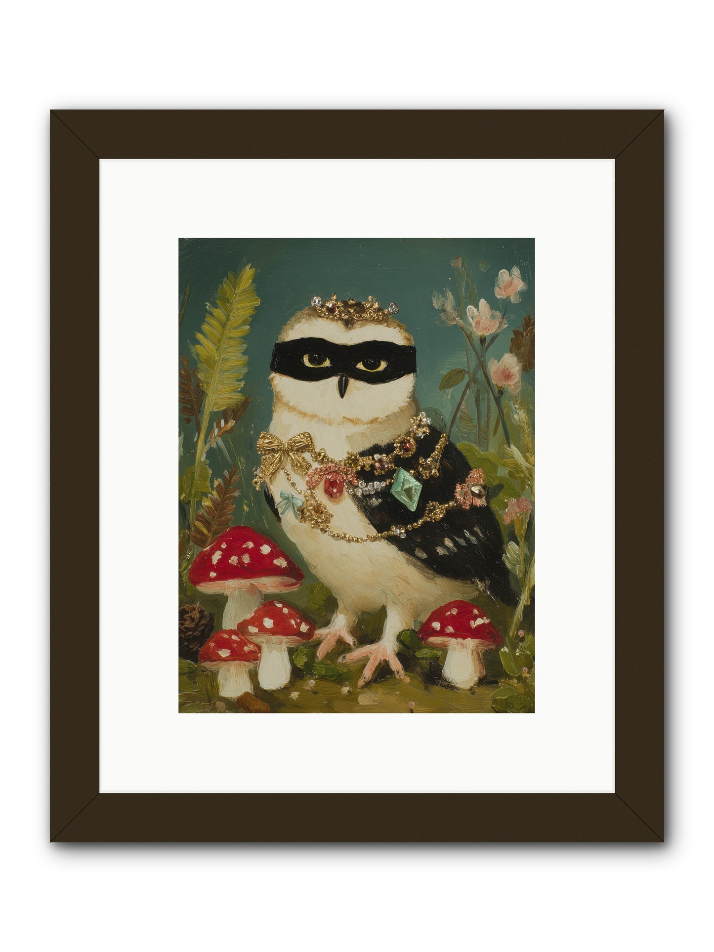 Kissed by Moonlight -- Framed Print - Black 9x12