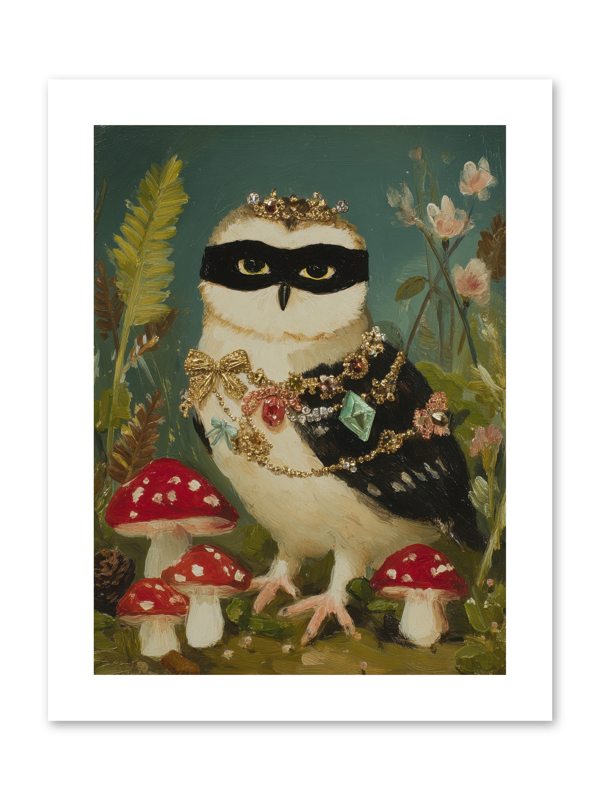 Kissed by Moonlight -- Paper Print 9x12