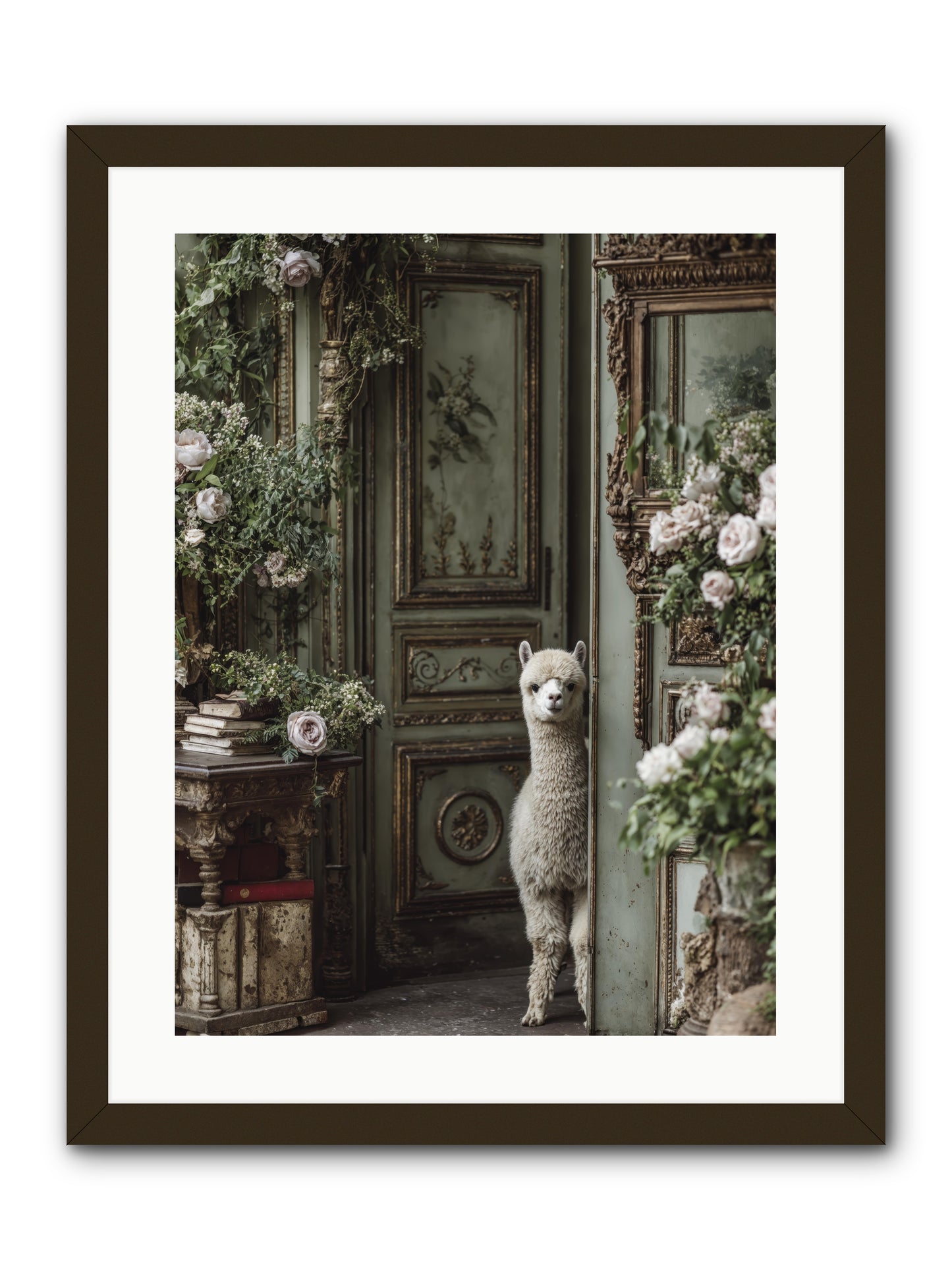 Kissed with stars -- Framed Print - Black 18x24