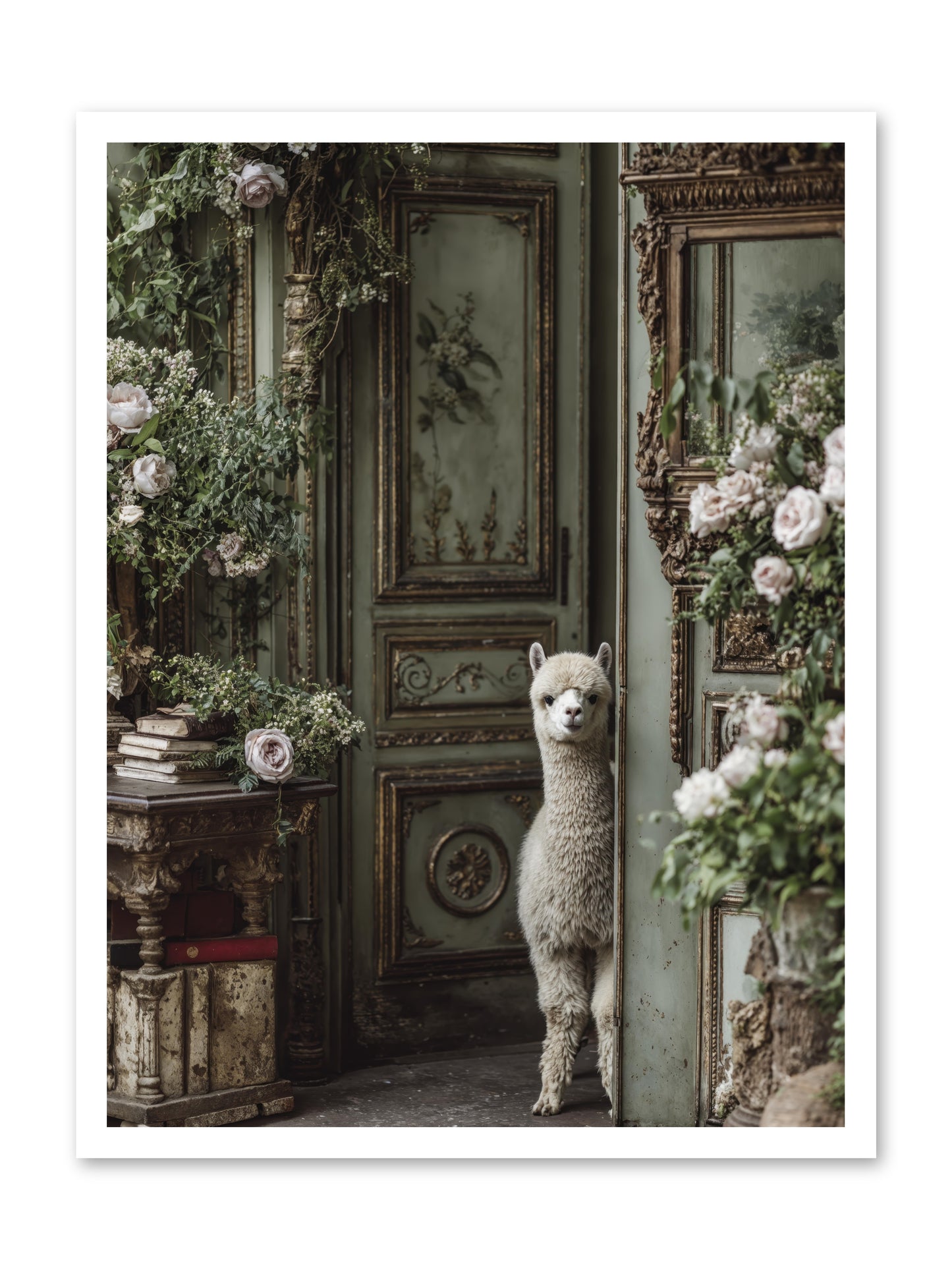 Kissed with stars -- Loose Canvas Print 24x32