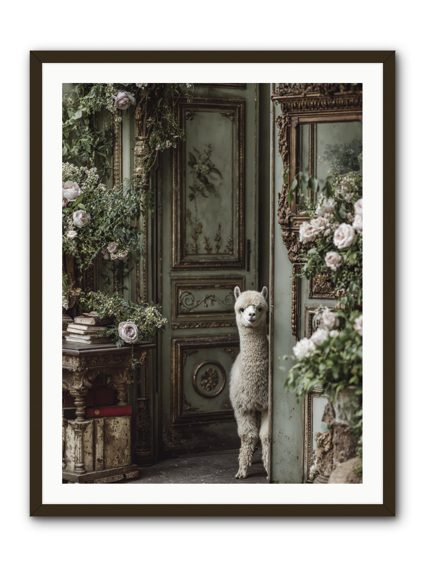 Kissed with stars -- Framed Print - Black 30x40