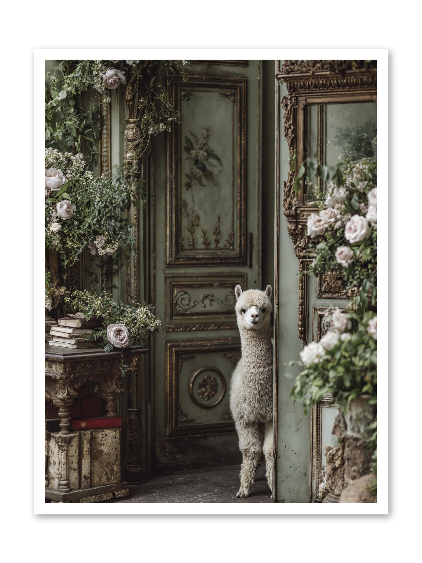 Kissed with stars -- Loose Canvas Print 30x40