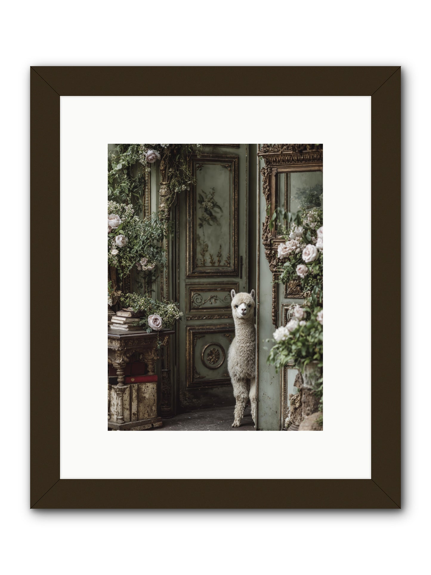 Kissed with stars -- Framed Print - Black 9x12