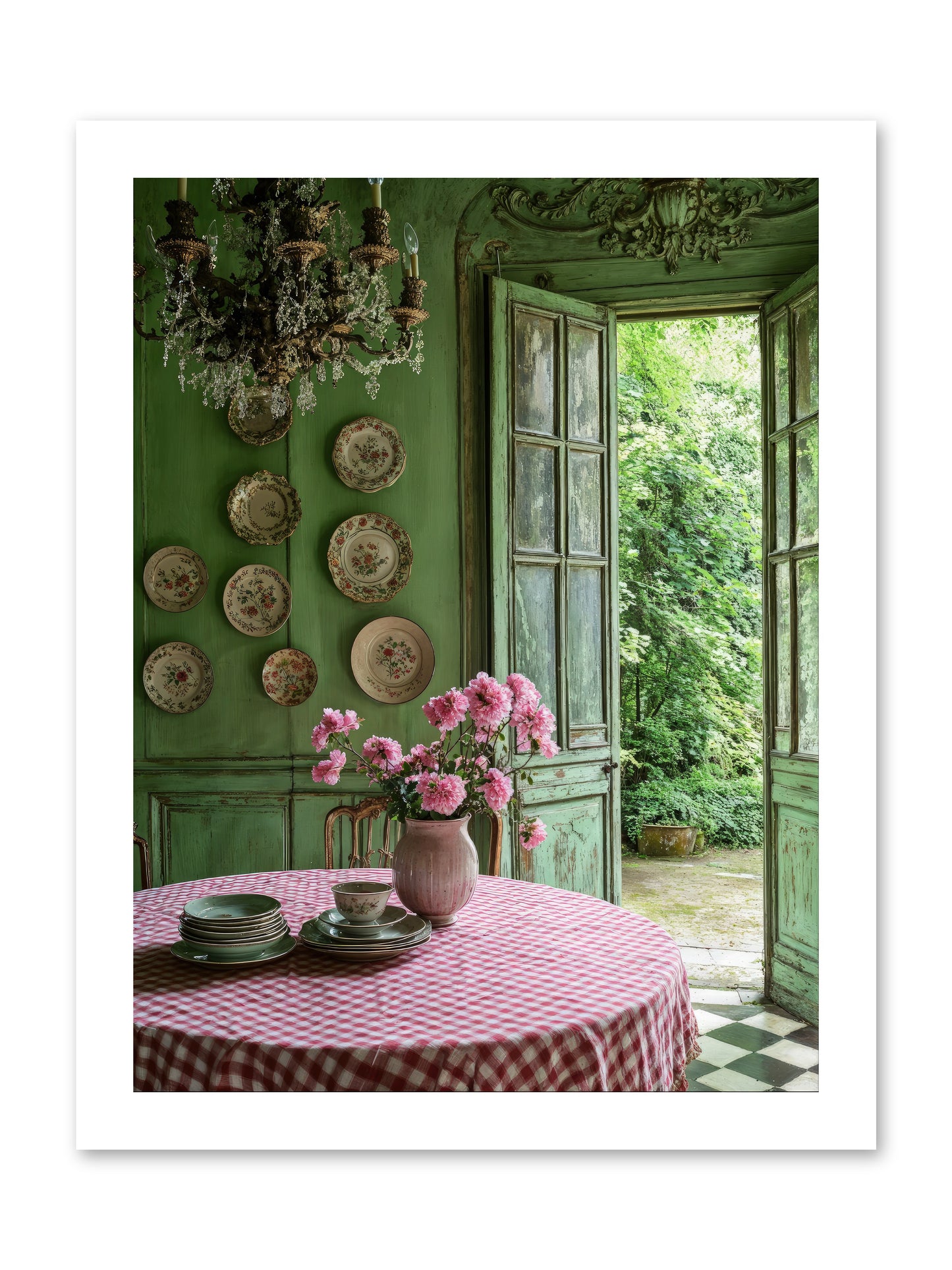 Kitchen Of Gathered Dreams -- Paper Print 12x16