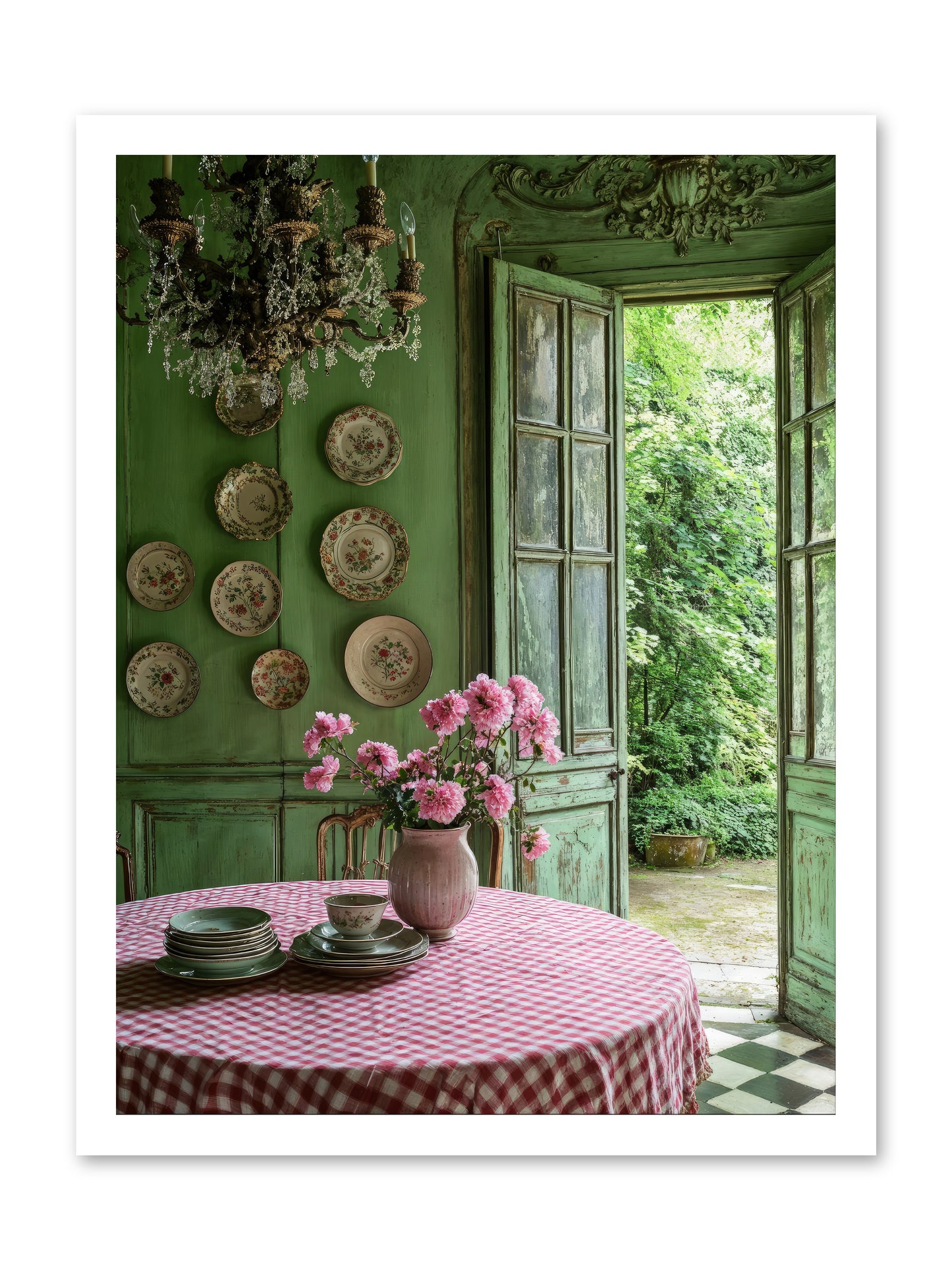 Kitchen Of Gathered Dreams -- Paper Print 18x24