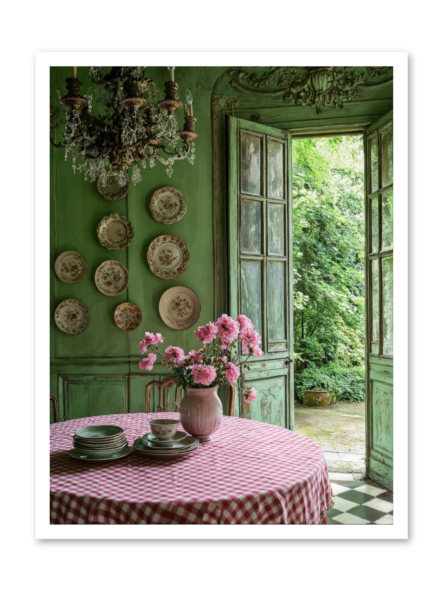 Kitchen Of Gathered Dreams -- Paper Print 24x32