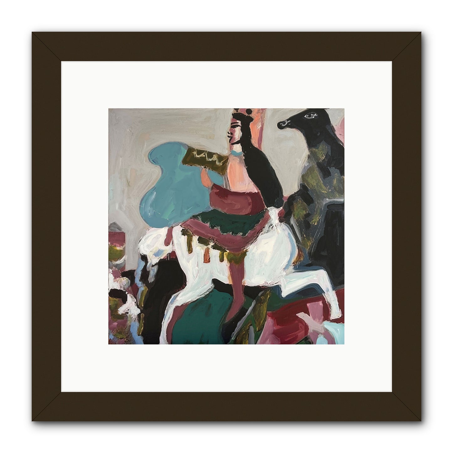 Kolten -- Framed Print - Black 10x10