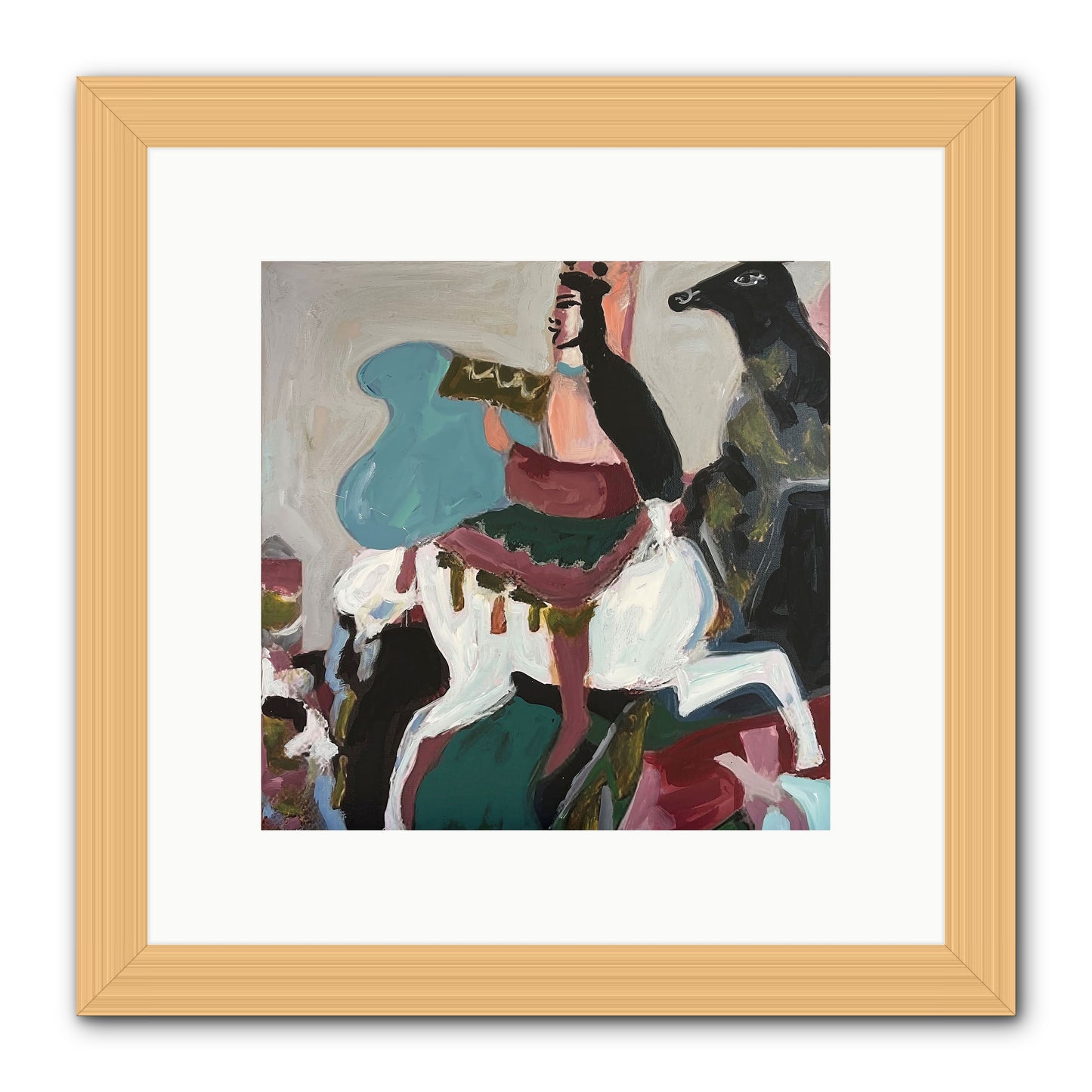 Kolten -- Framed Print - Natural 10x10