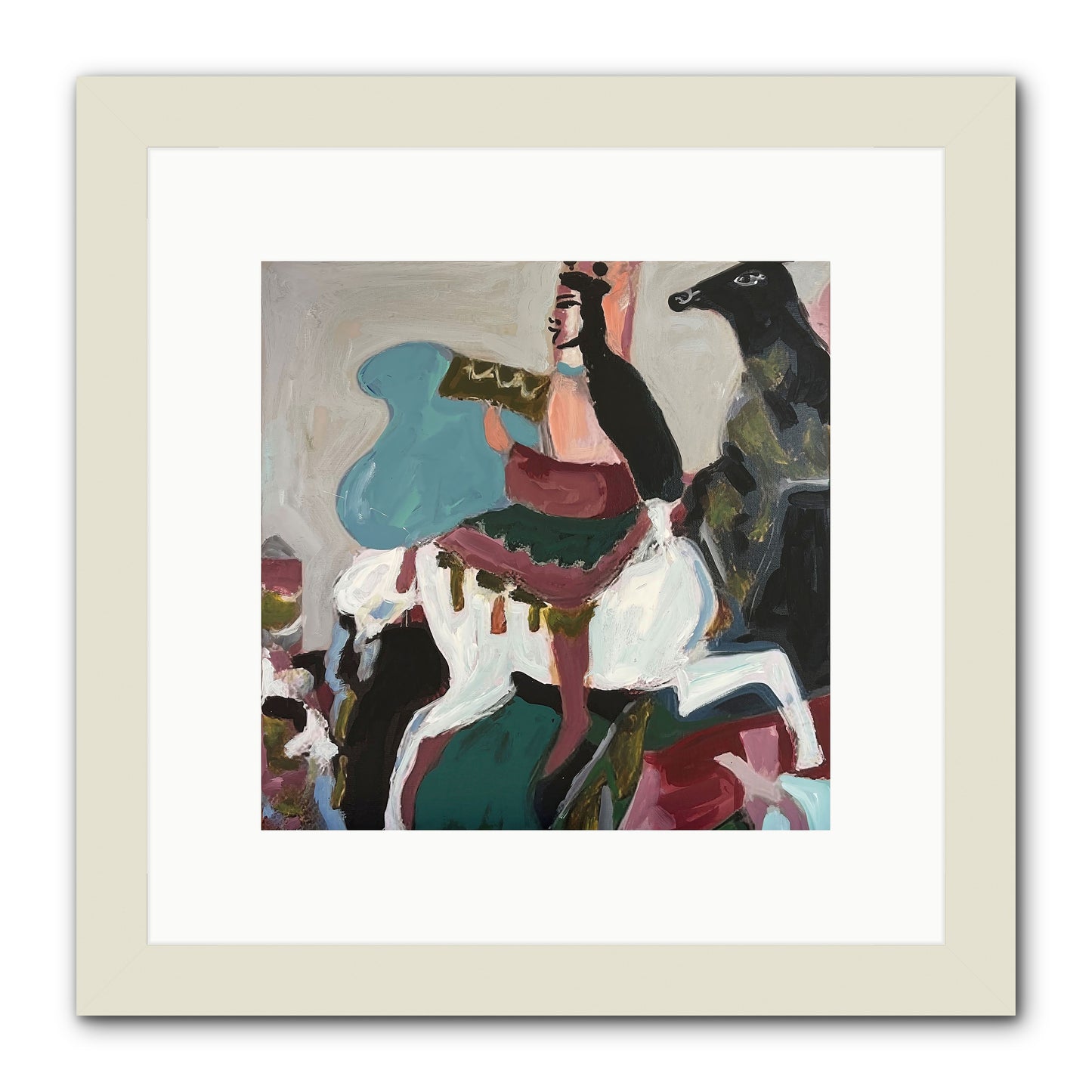 Kolten -- Framed Print - White 10x10