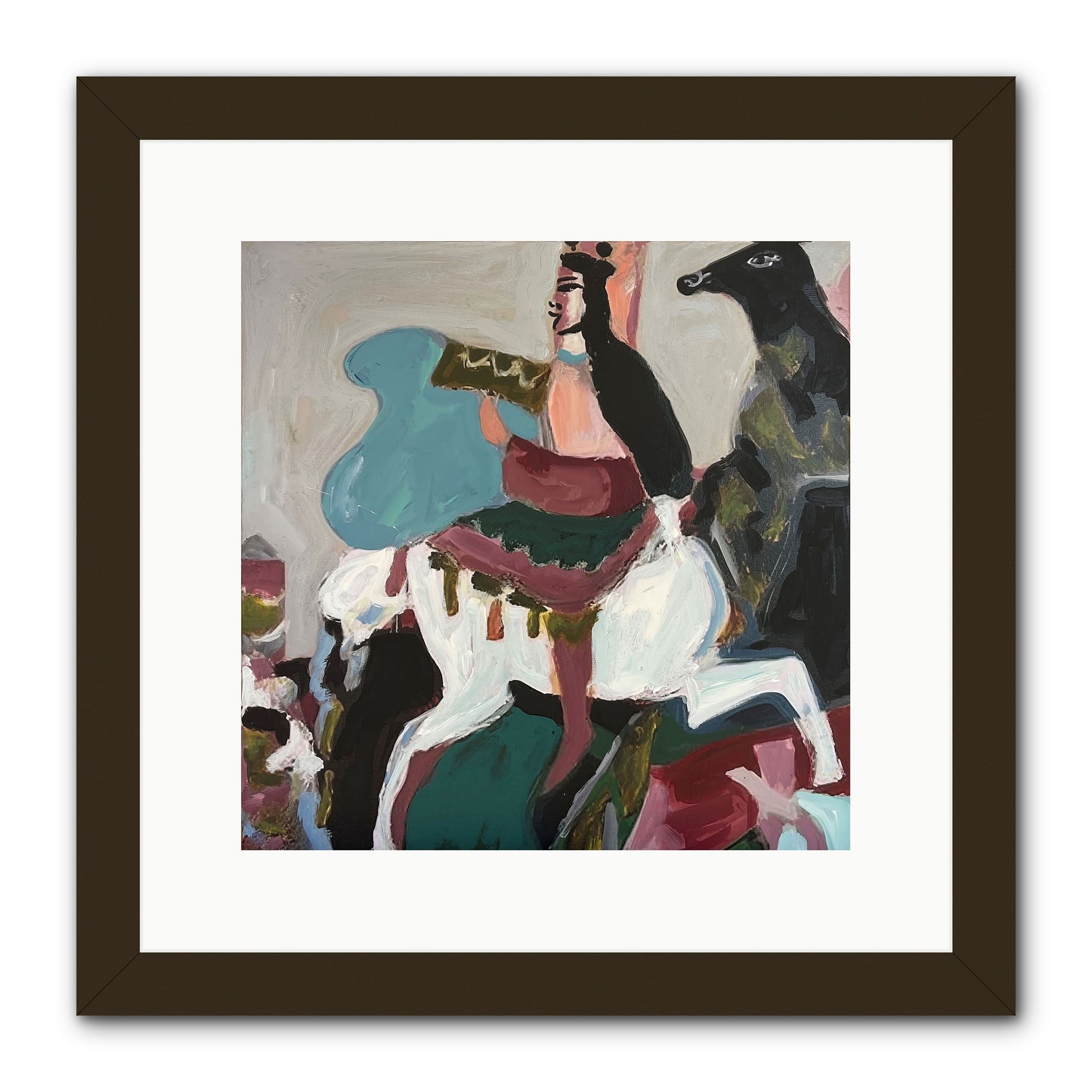 Kolten -- Framed Print - Black 12x12
