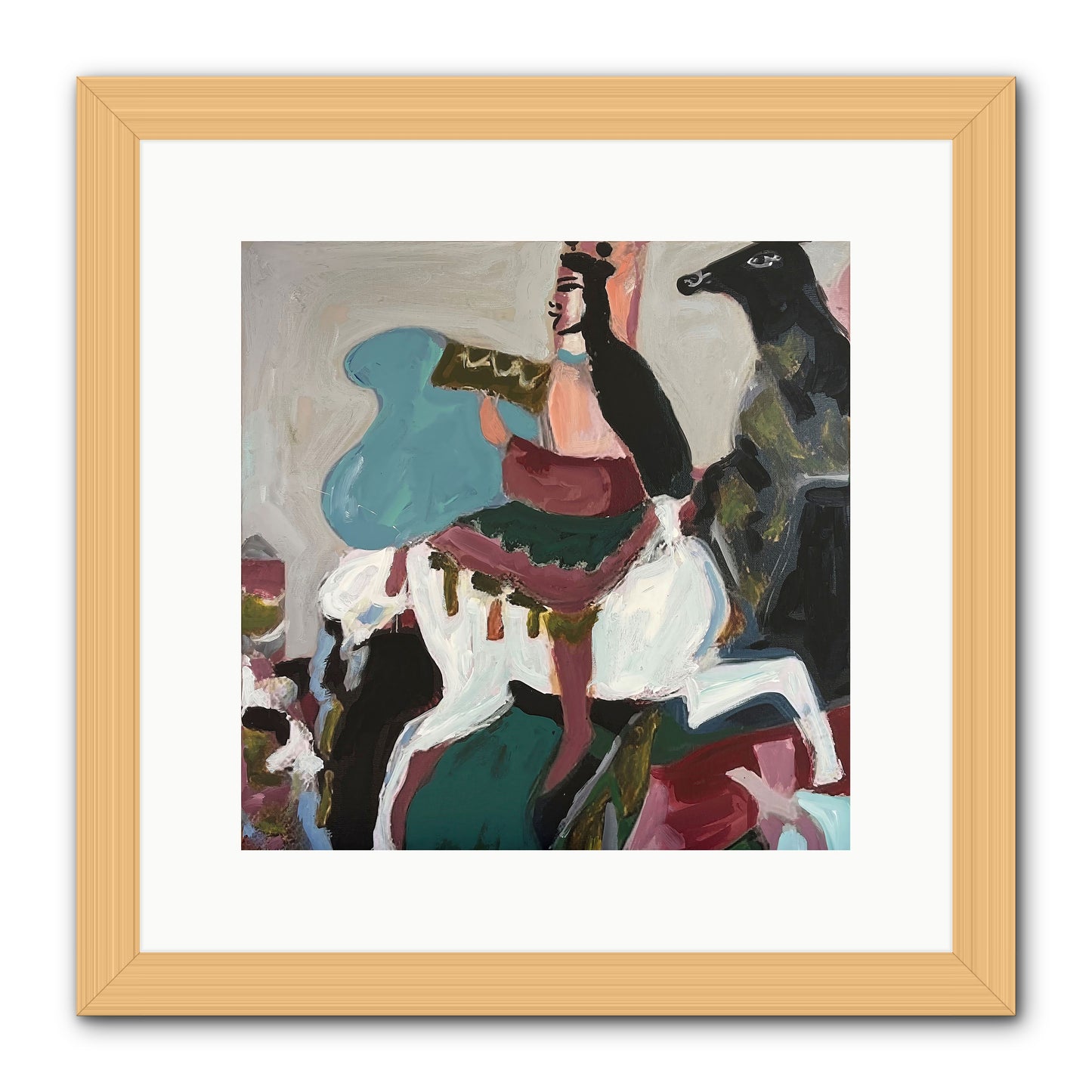 Kolten -- Framed Print - Natural 12x12
