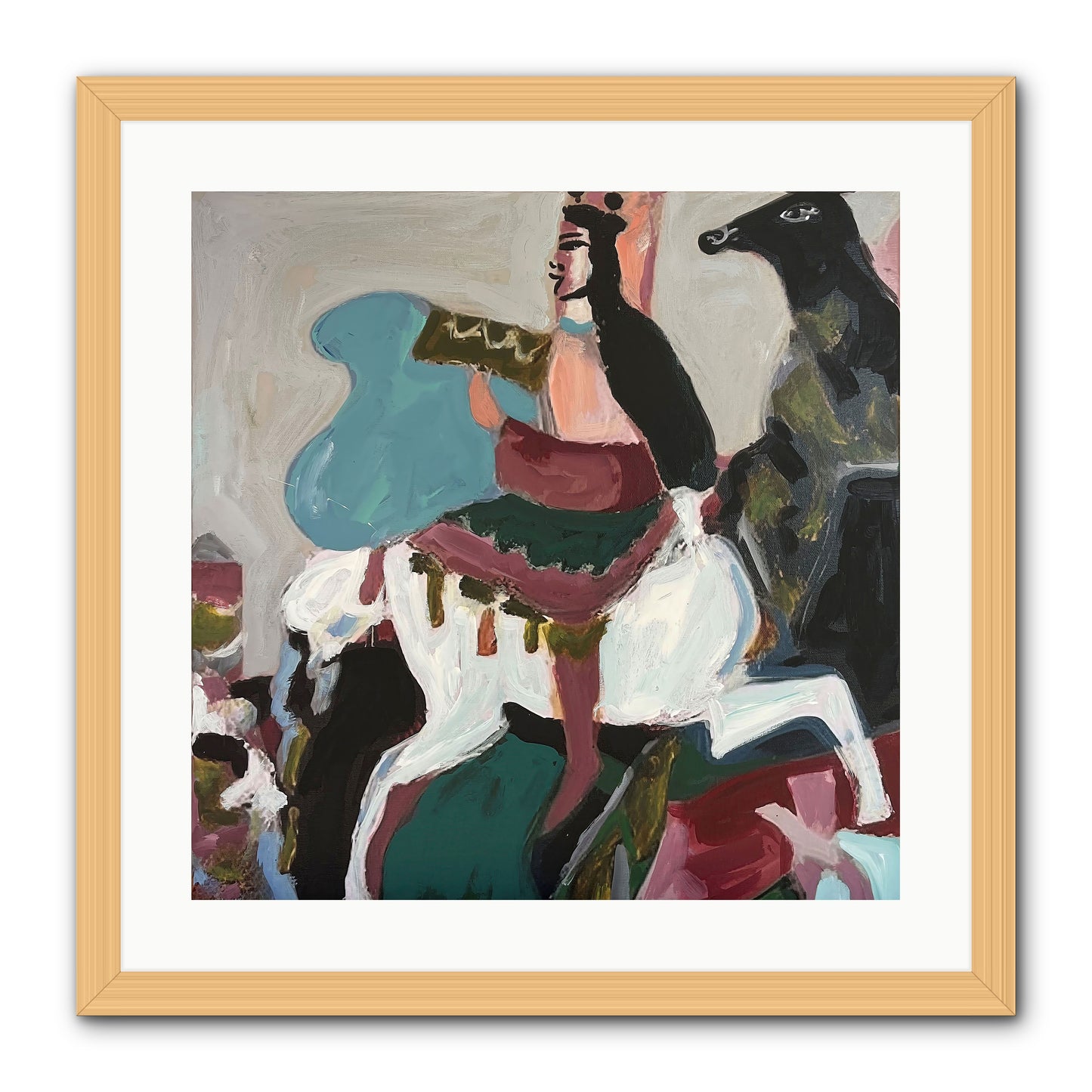 Kolten -- Framed Print - Natural 20x20