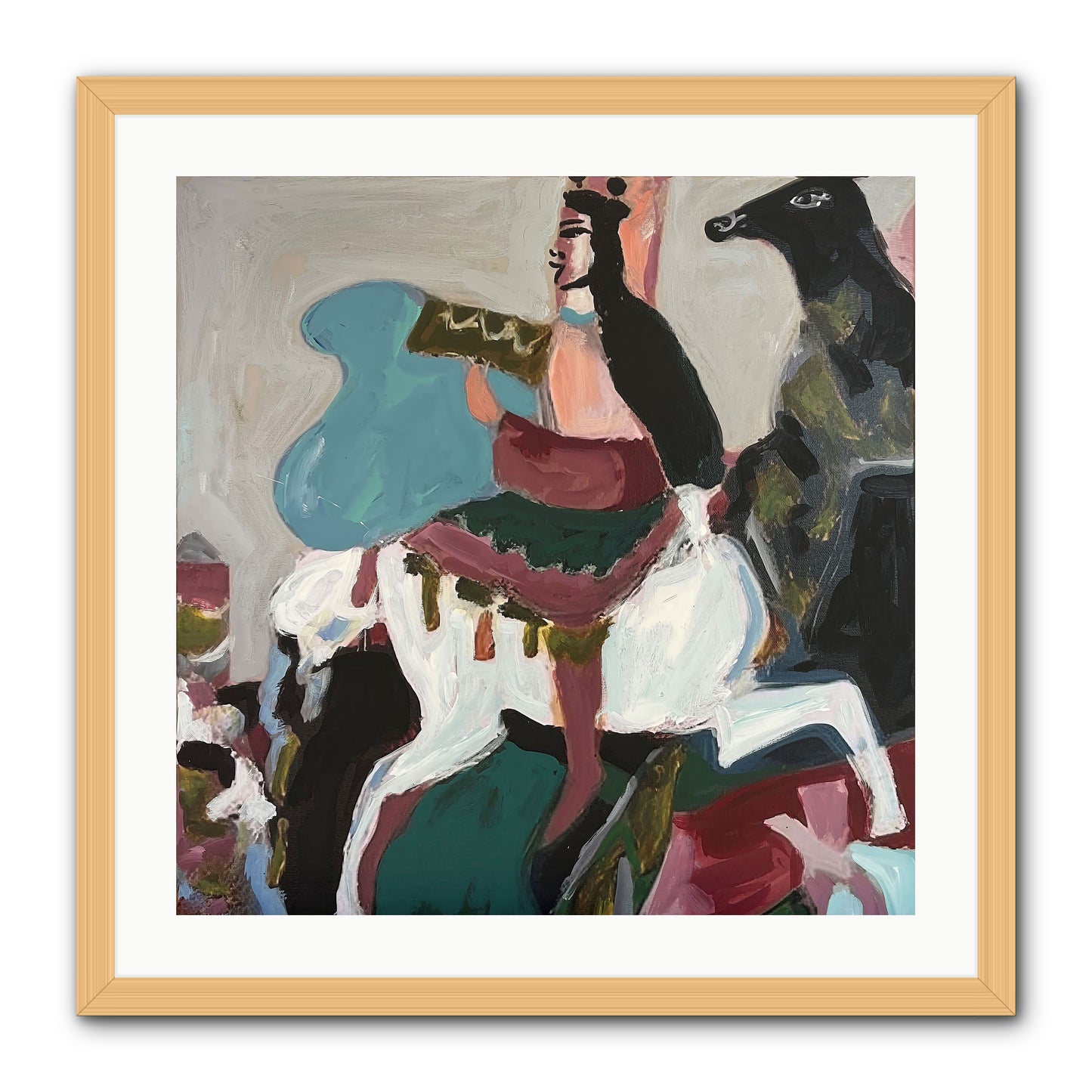 Kolten -- Framed Print - Natural 24x24
