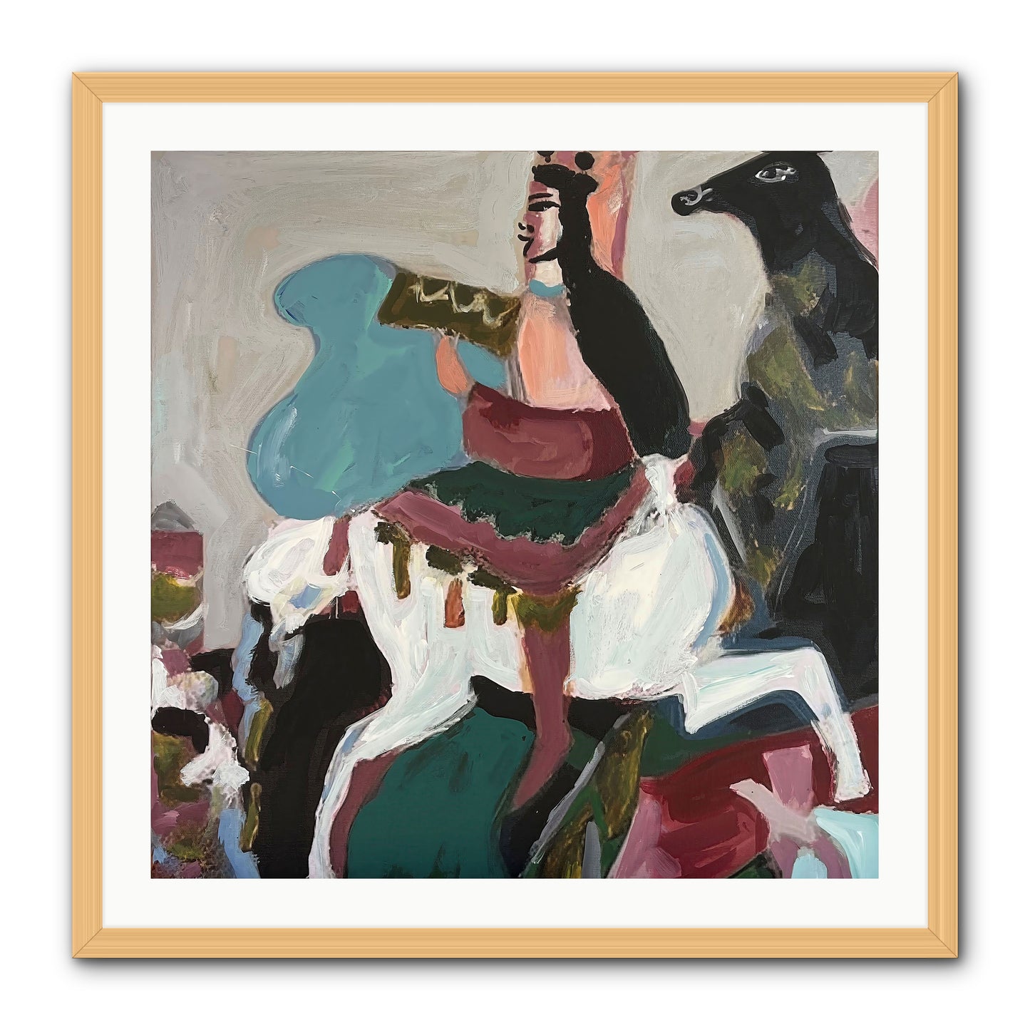 Kolten -- Framed Print - Natural 30x30