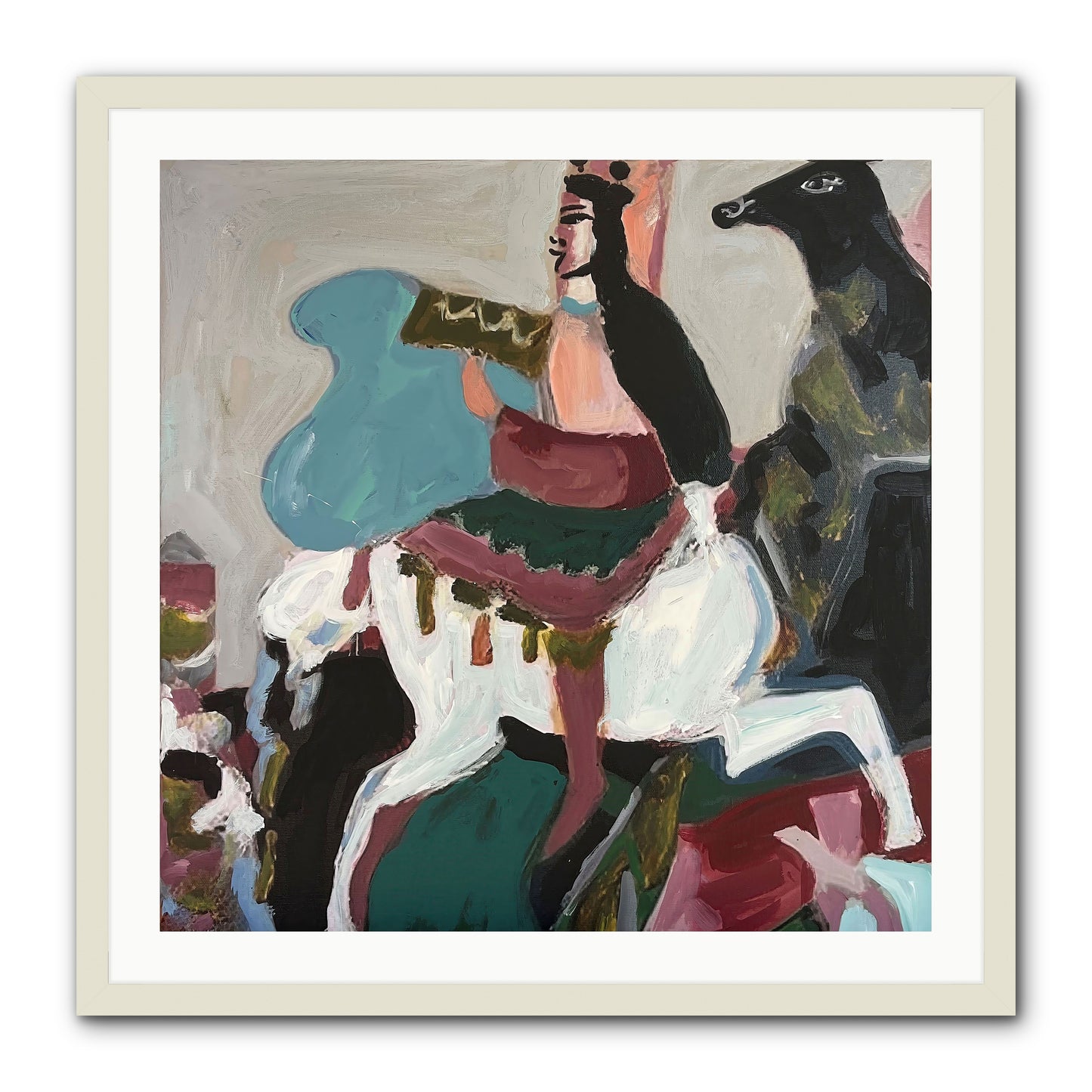 Kolten -- Framed Print - White 30x30