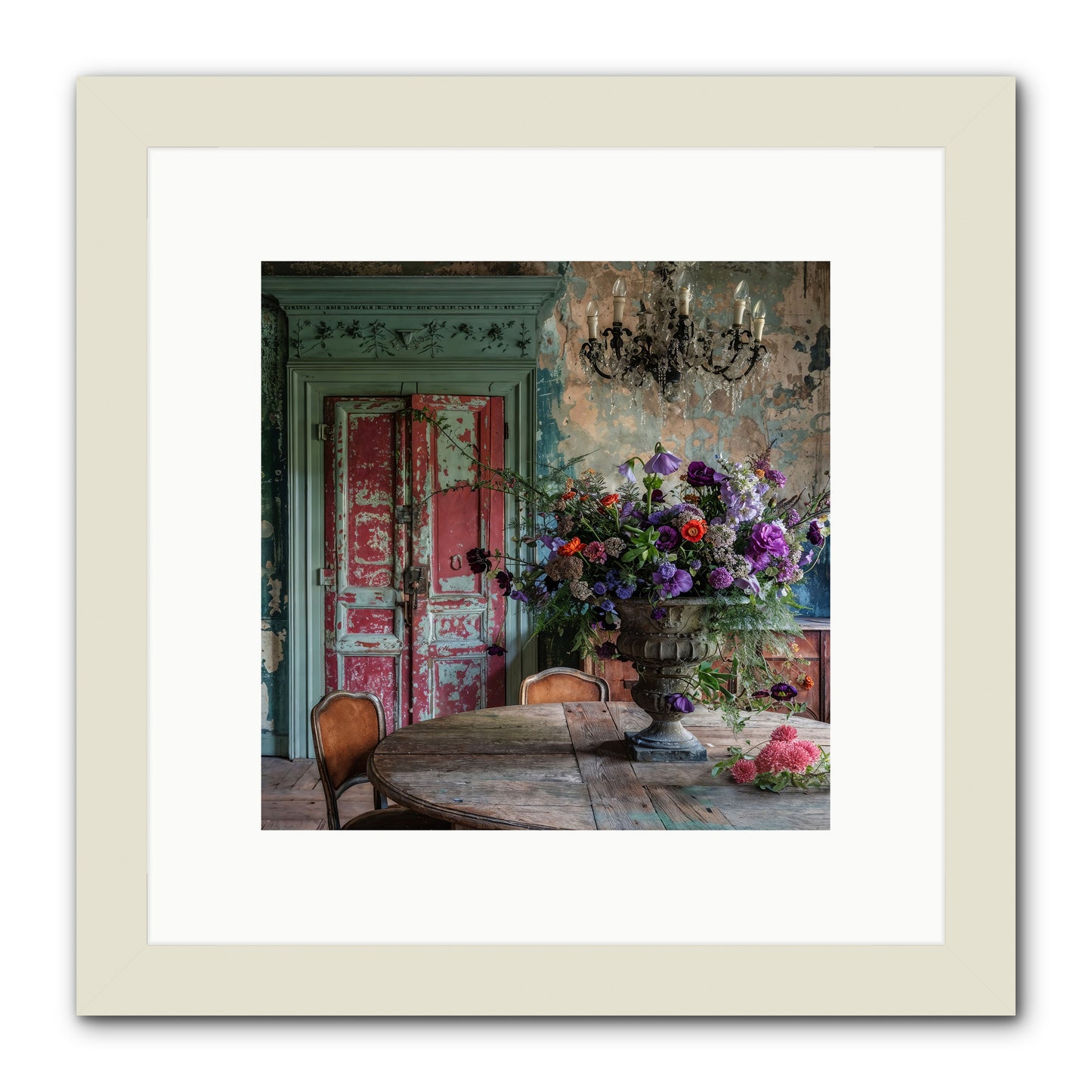 LAVENDER TWILIGHT -- Framed Print - White 10x10