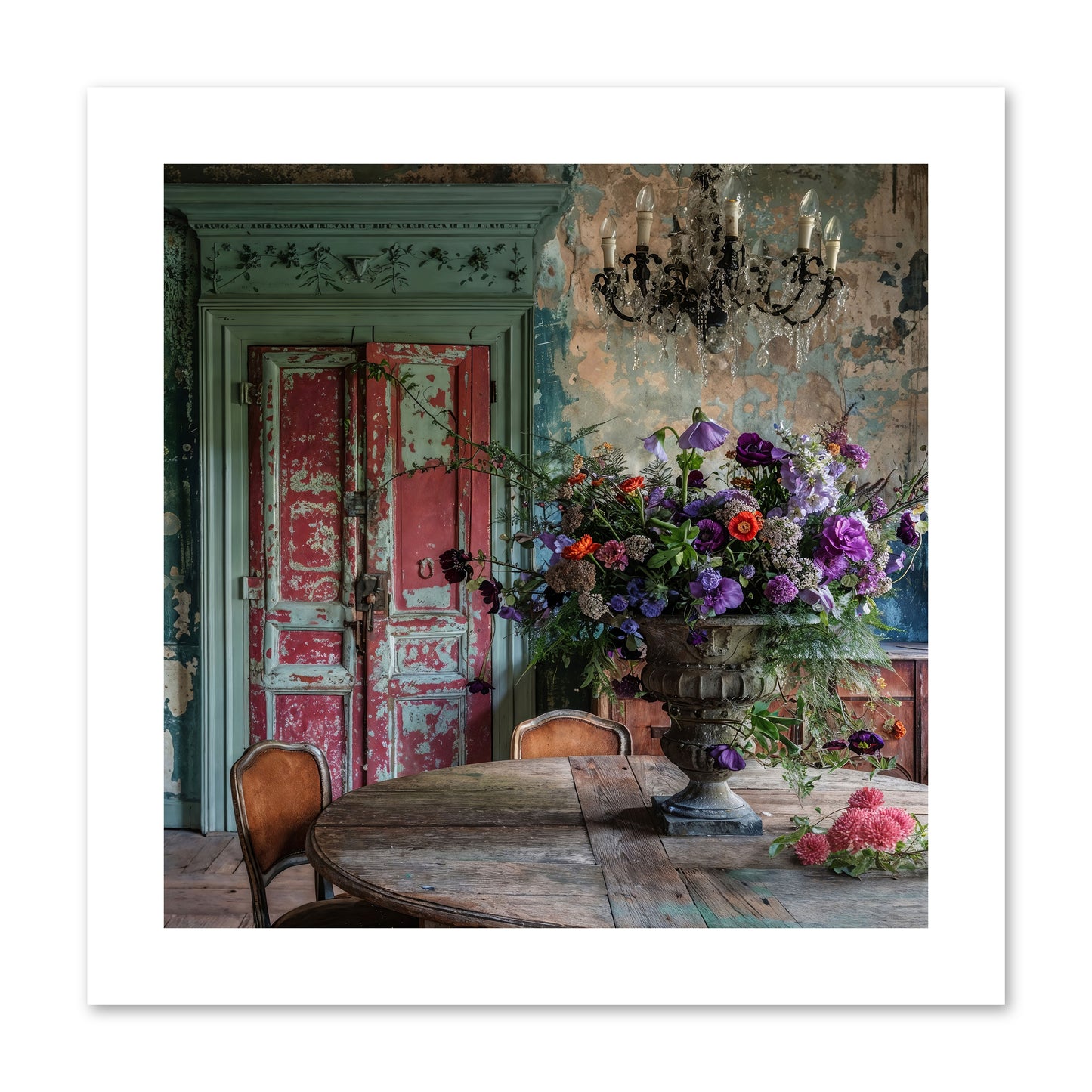 LAVENDER TWILIGHT -- Loose Canvas Print 10x10