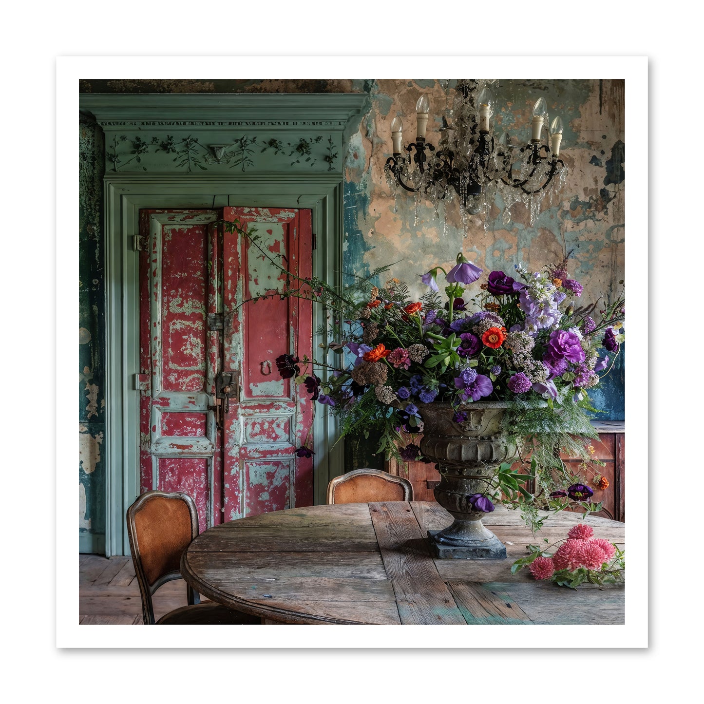 LAVENDER TWILIGHT -- Paper Print 24x24