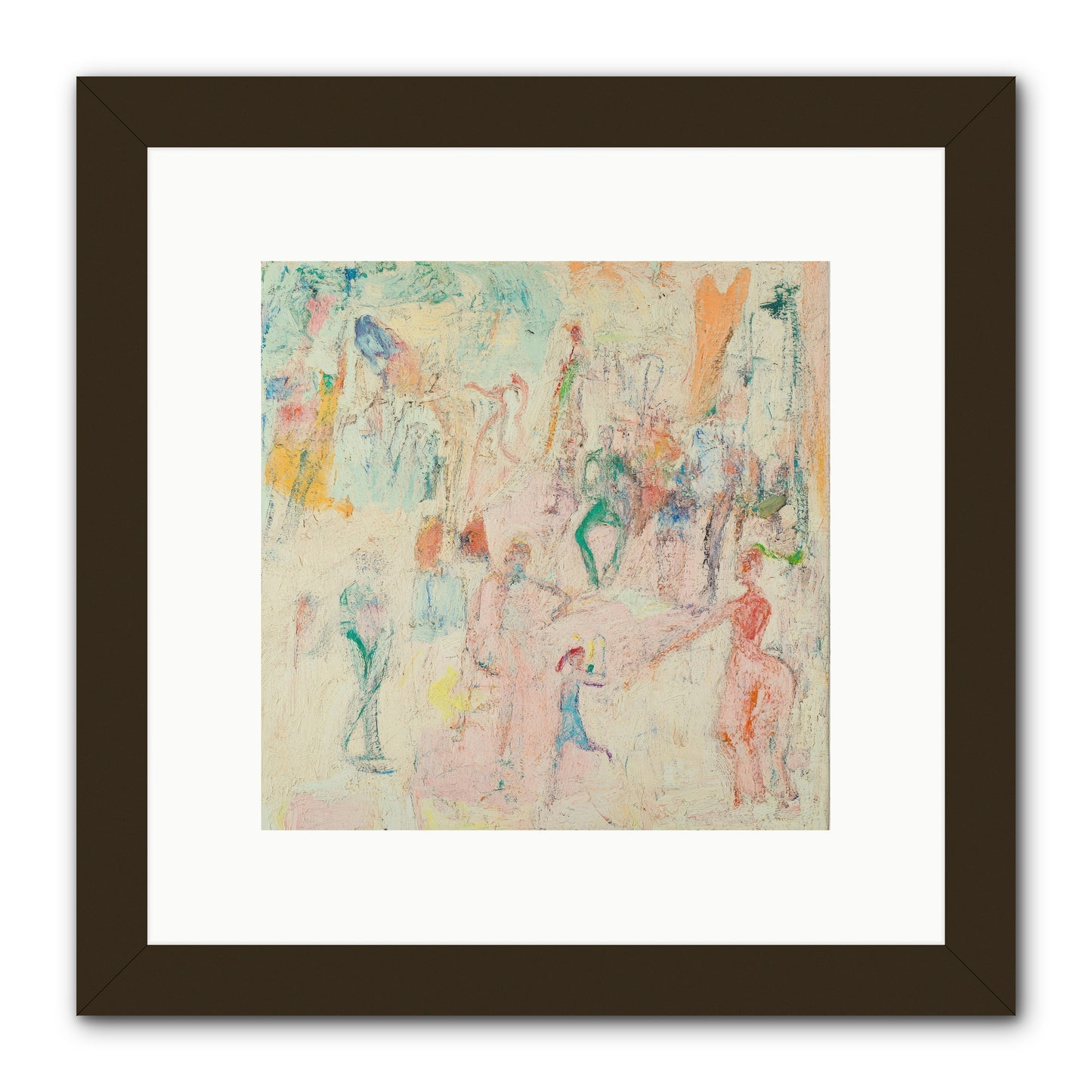 L'Heure Bleue -- Framed Print - Black 10x10