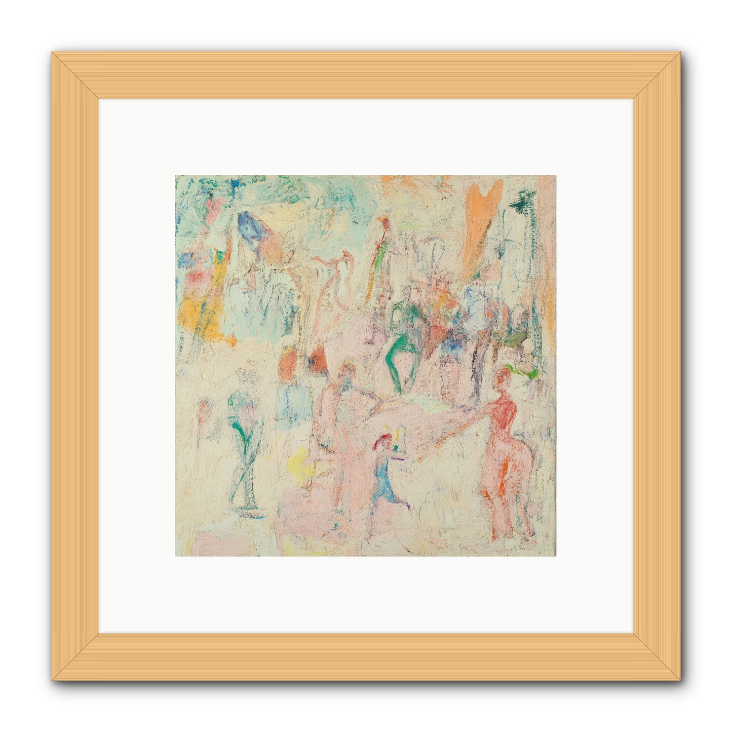 L'Heure Bleue -- Framed Print - Natural 10x10