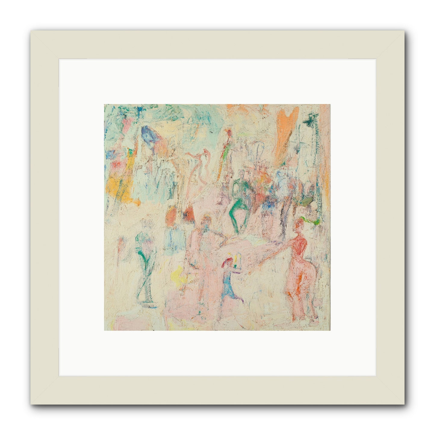 L'Heure Bleue -- Framed Print - White 10x10