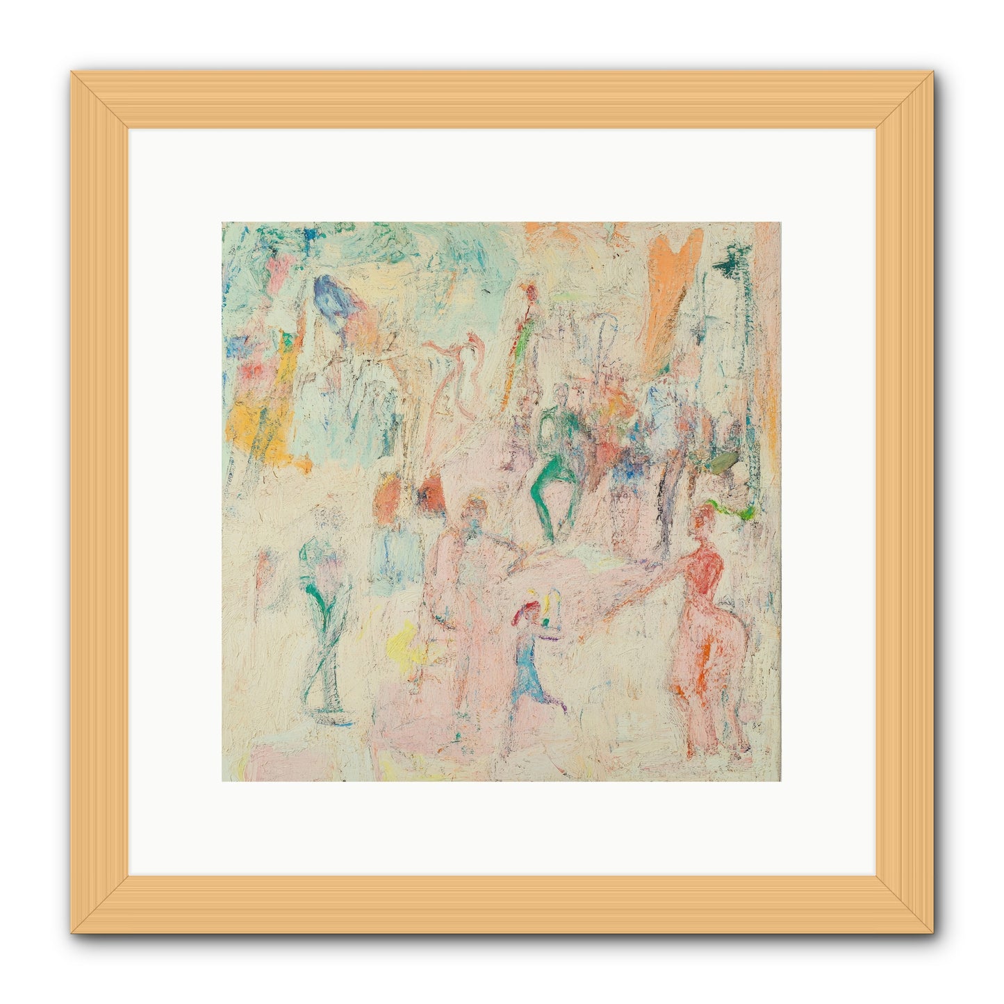 L'Heure Bleue -- Framed Print - Natural 12x12