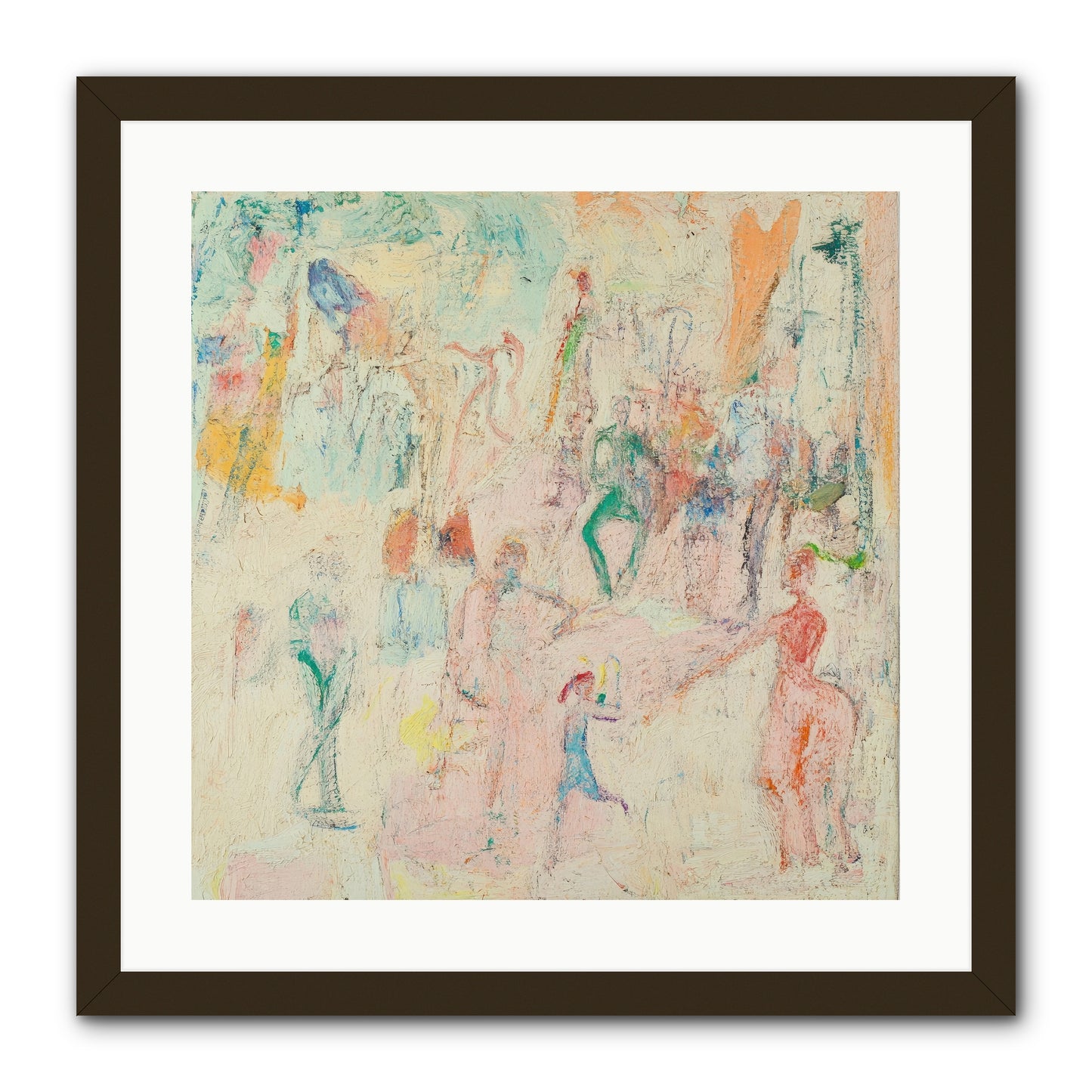 L'Heure Bleue -- Framed Print - Black 20x20