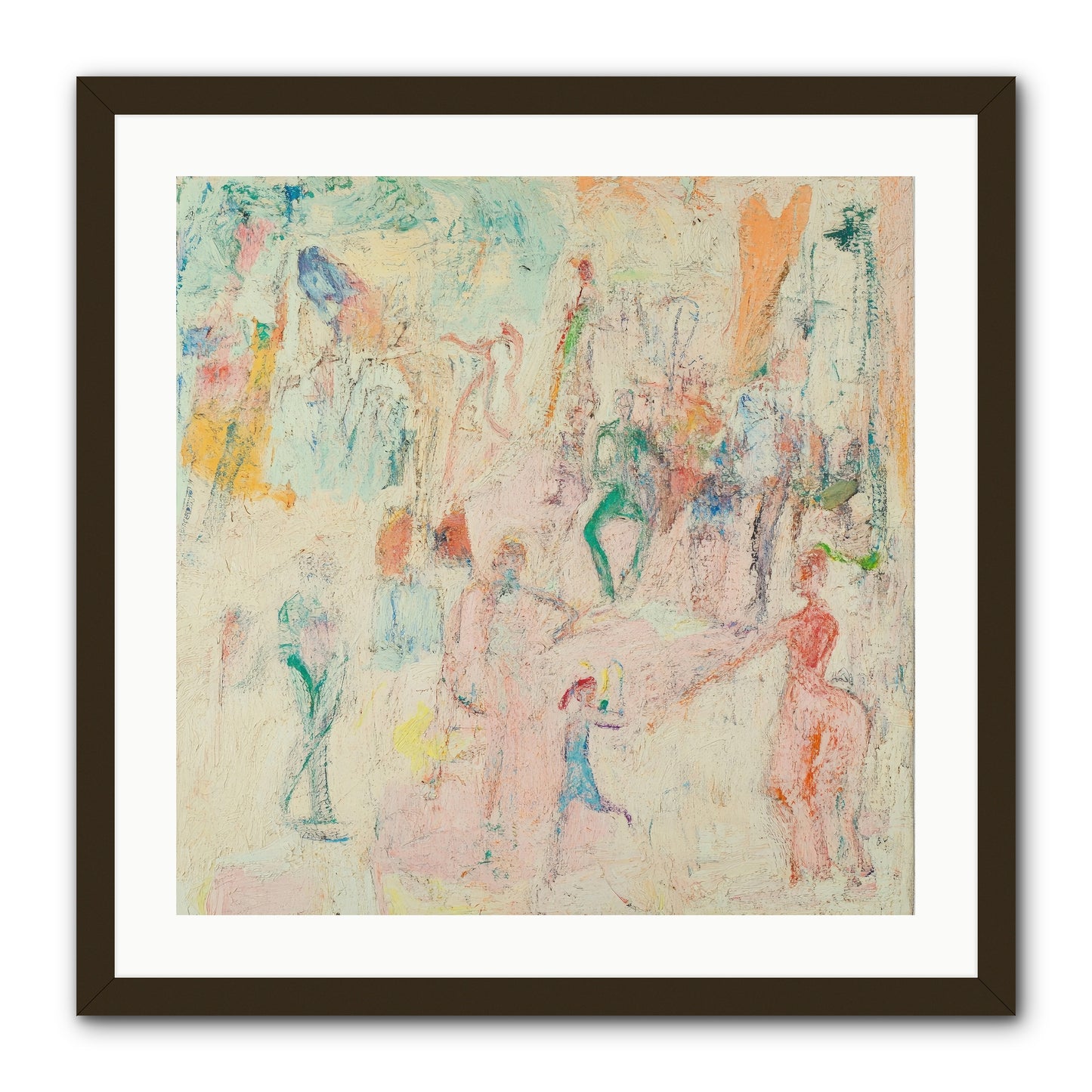 L'Heure Bleue -- Framed Print - Black 24x24