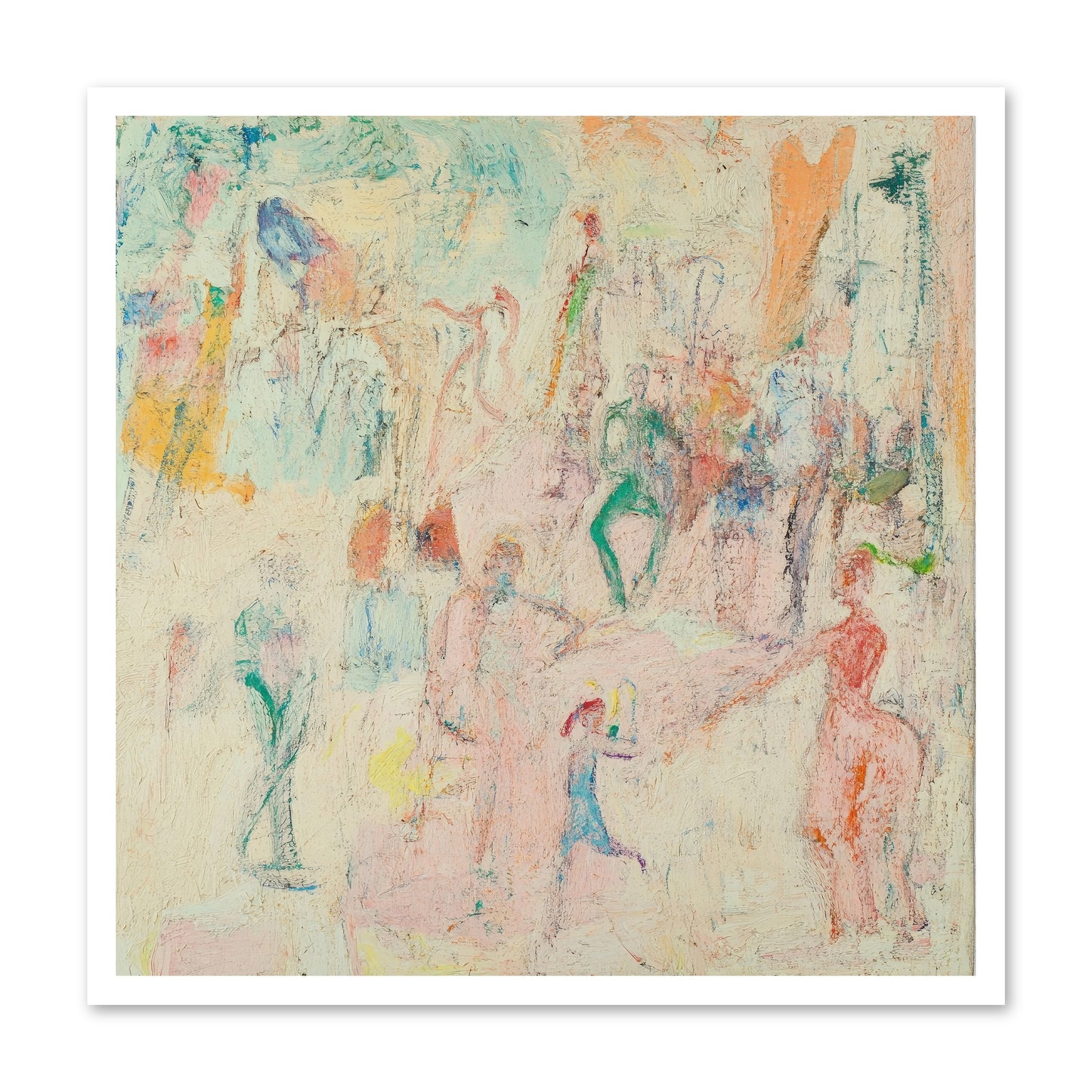 L'Heure Bleue -- Loose Canvas Print 30x30