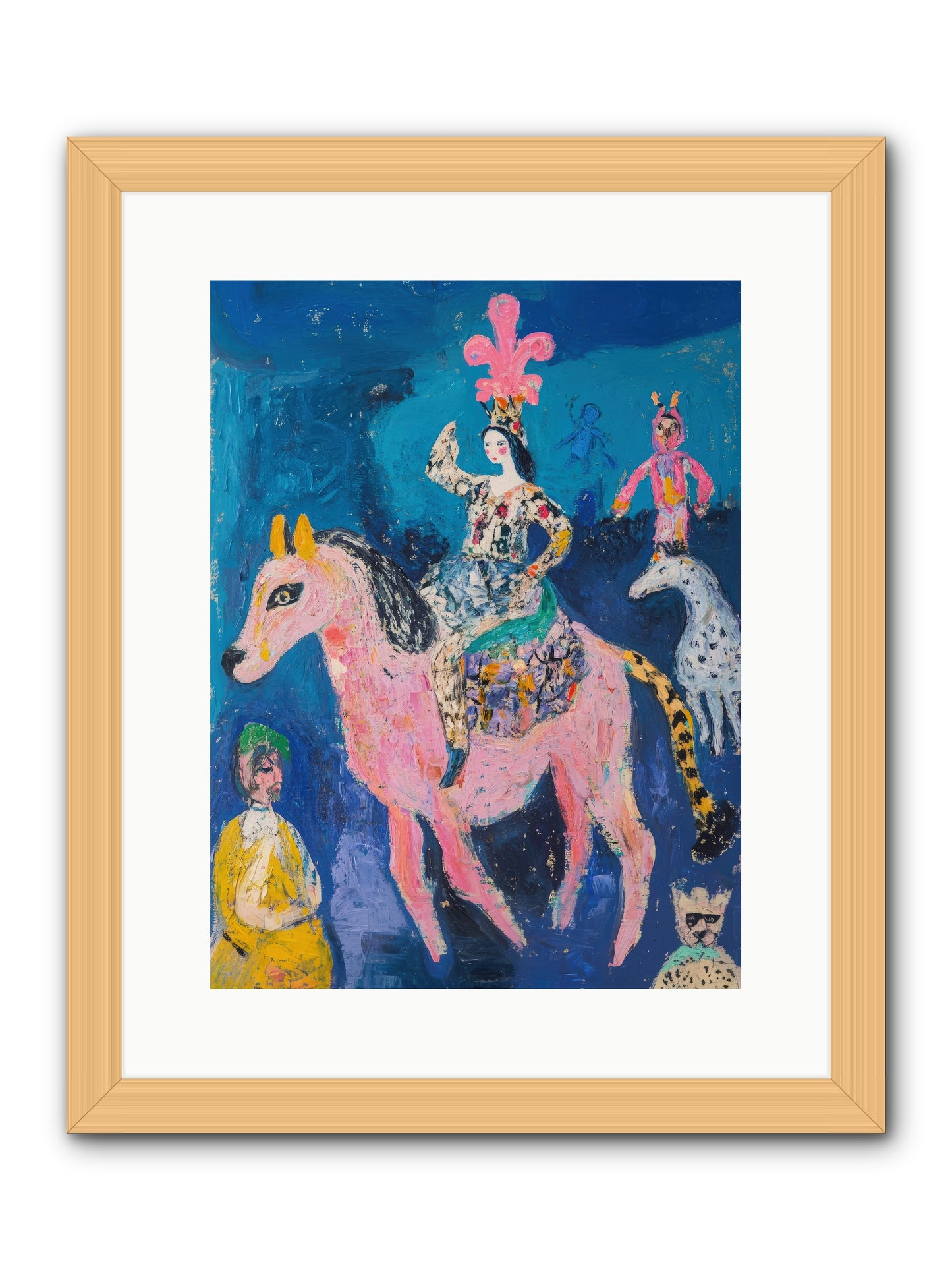 L'Opera Rose -- Framed Print - Natural 12x16