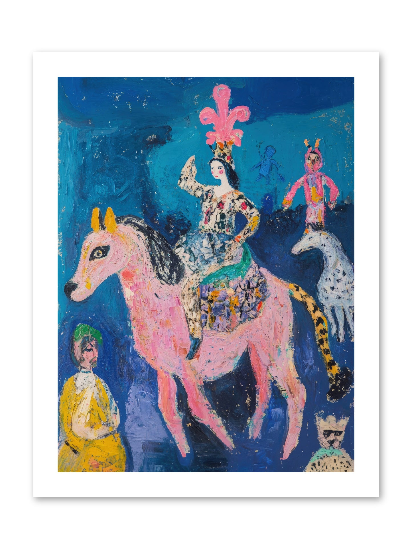 L'Opera Rose -- Loose Canvas Print 12x16