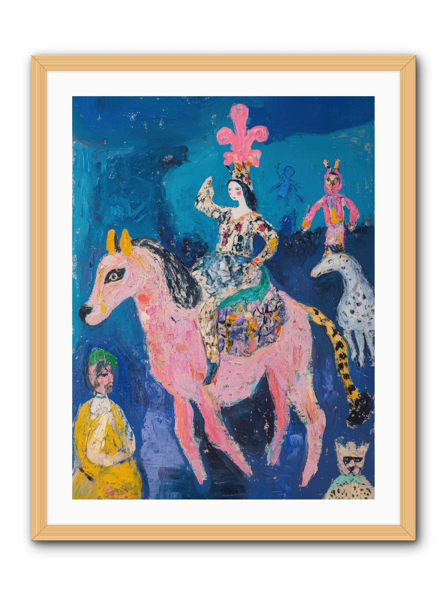 L'Opera Rose -- Framed Print - Natural 24x32