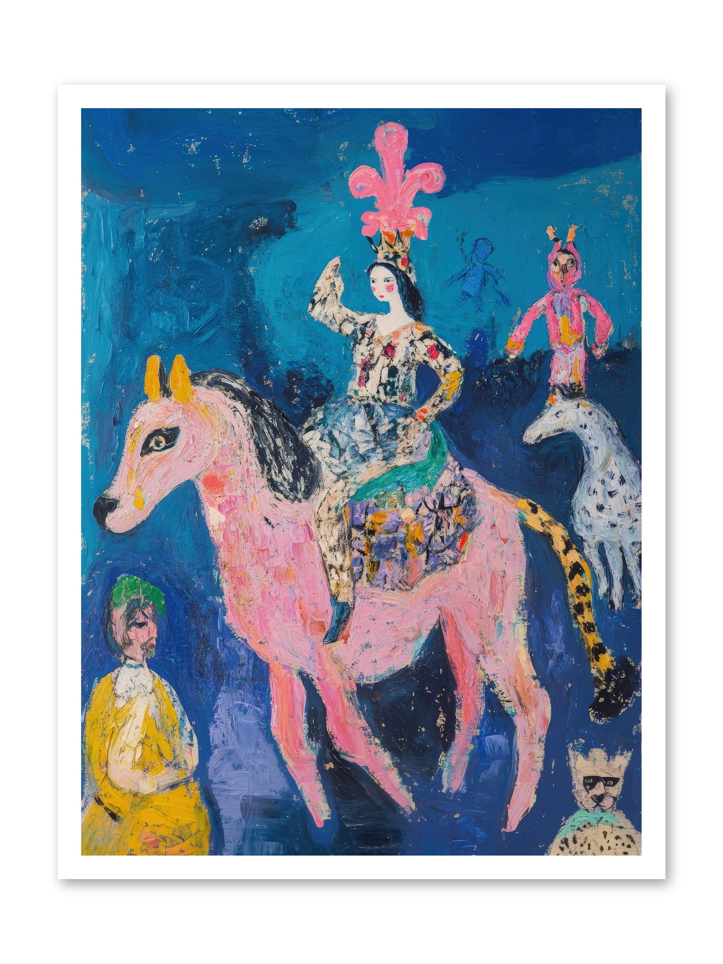 L'Opera Rose -- Loose Canvas Print 24x32