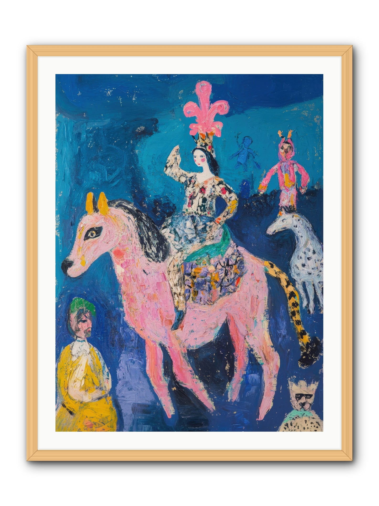 L'Opera Rose -- Framed Print - Natural 30x40