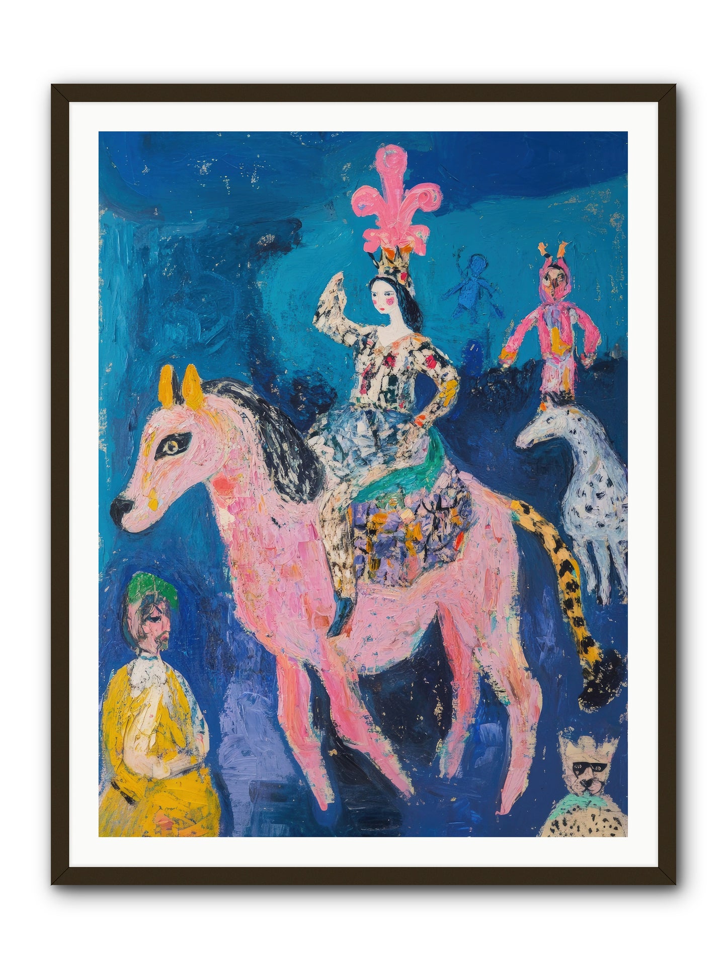 L'Opera Rose -- Framed Print - Black 36x48
