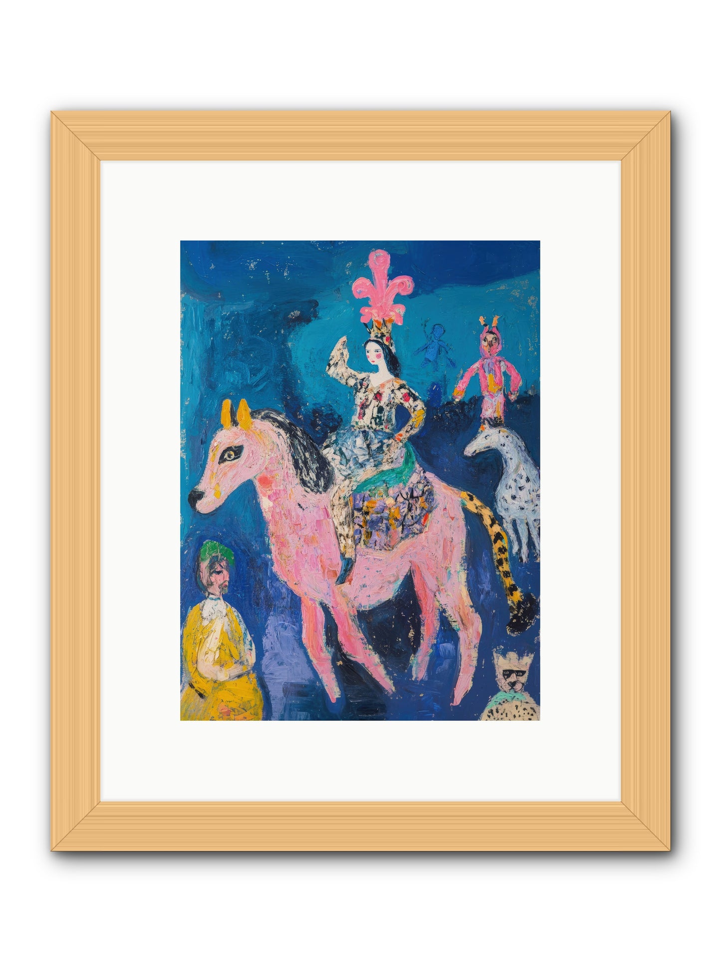 L'Opera Rose -- Framed Print - Natural 9x12