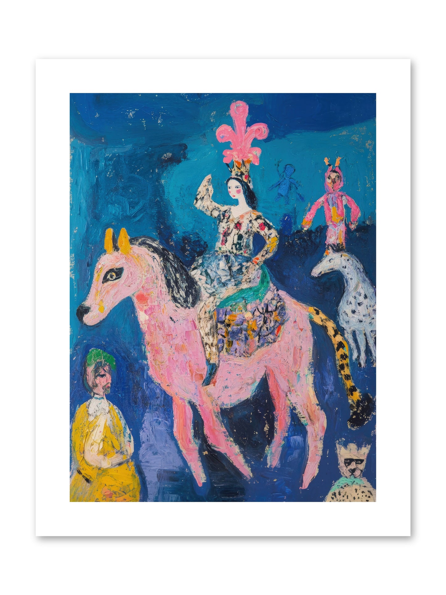 L'Opera Rose -- Loose Canvas Print 9x12