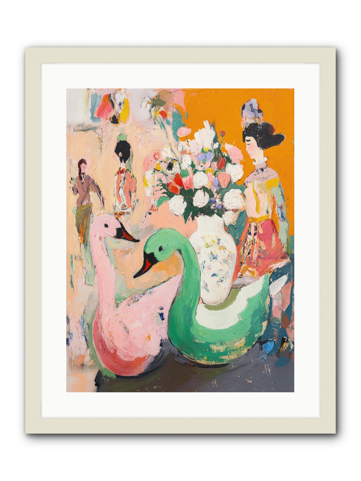 La Belle Époque -- Framed Print - White 18x24