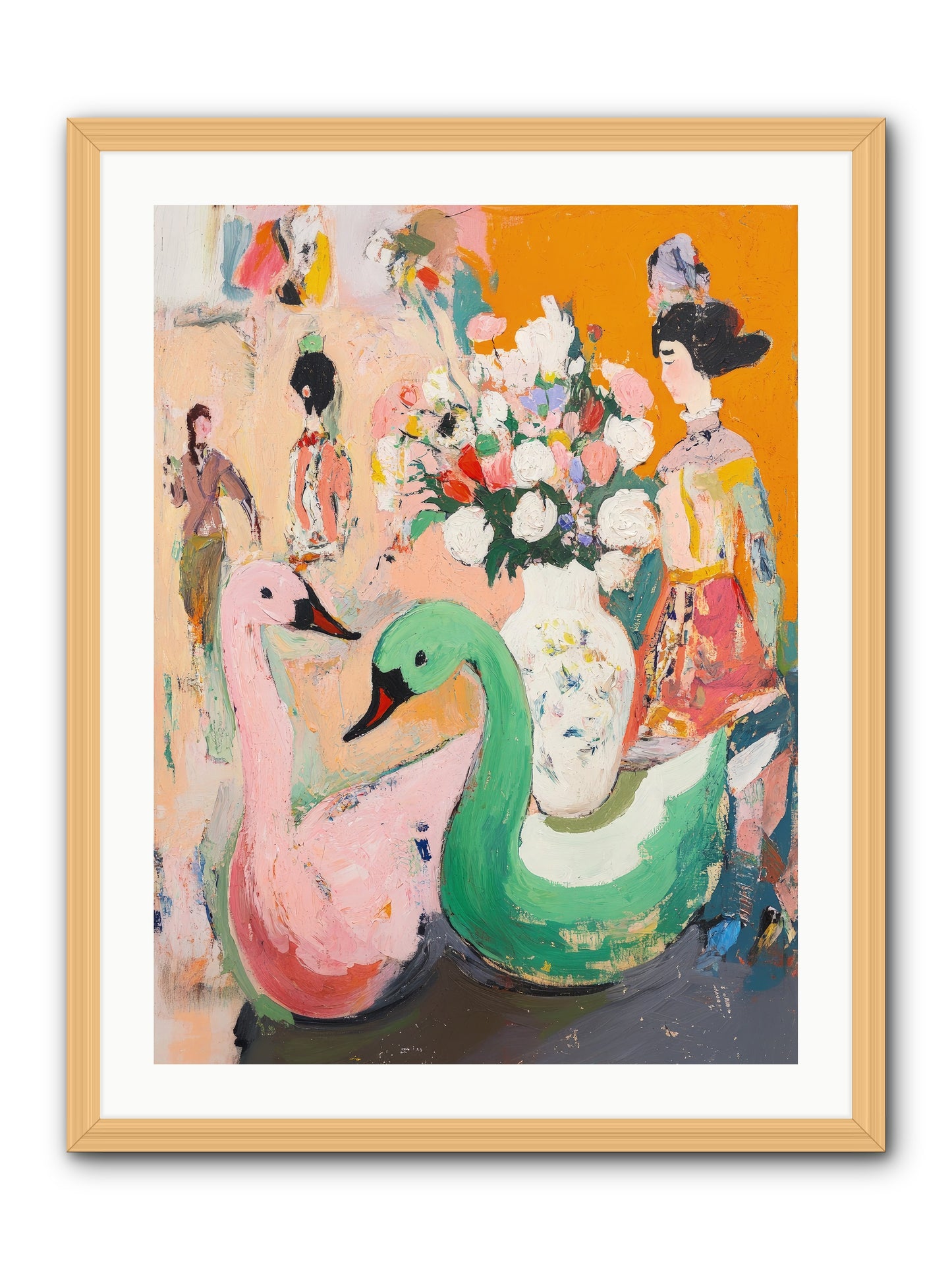 La Belle Époque -- Framed Print - Natural 24x32