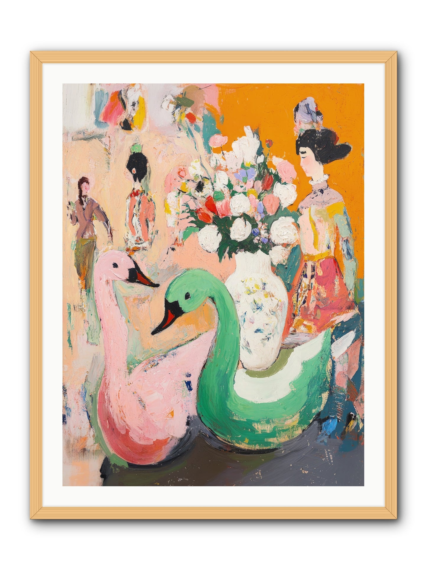 La Belle Époque -- Framed Print - Natural 30x40