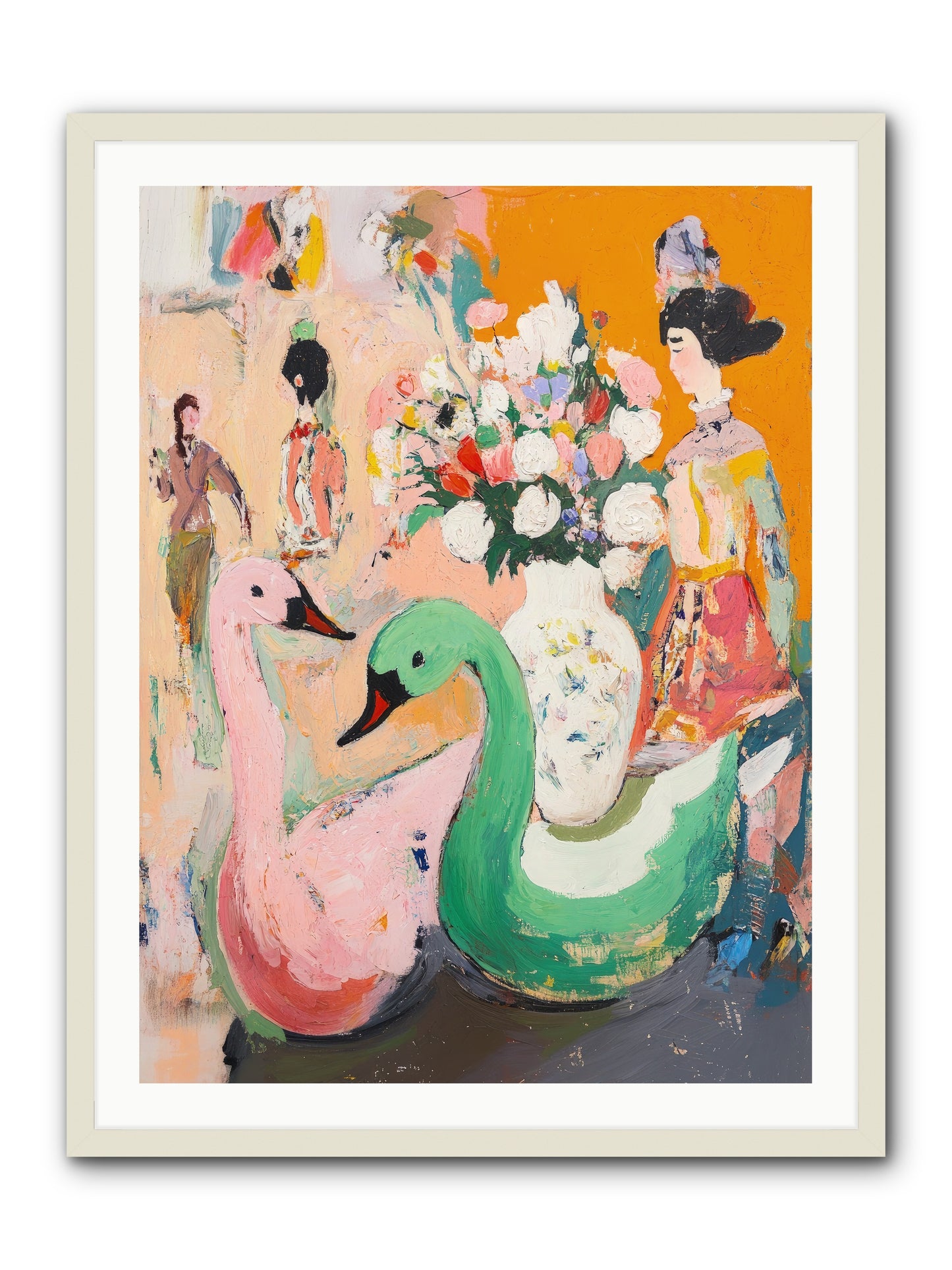 La Belle Époque -- Framed Print - White 30x40