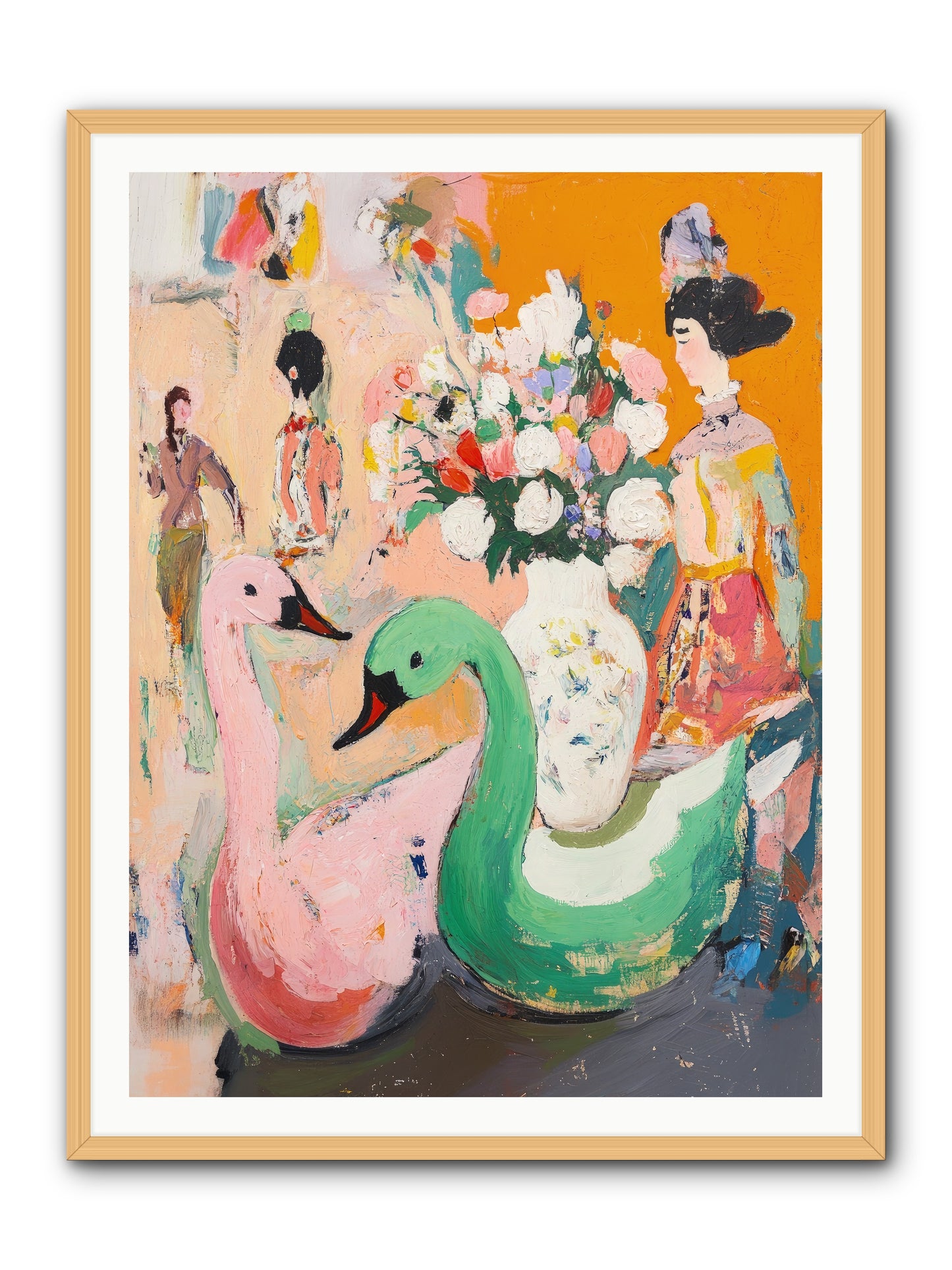 La Belle Époque -- Framed Print - Natural 36x48
